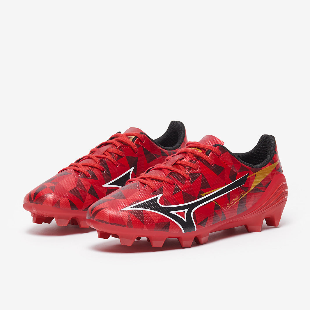 Mizuno Kids Alpha II Select Firm Ground - Morelia 40th Red/Black