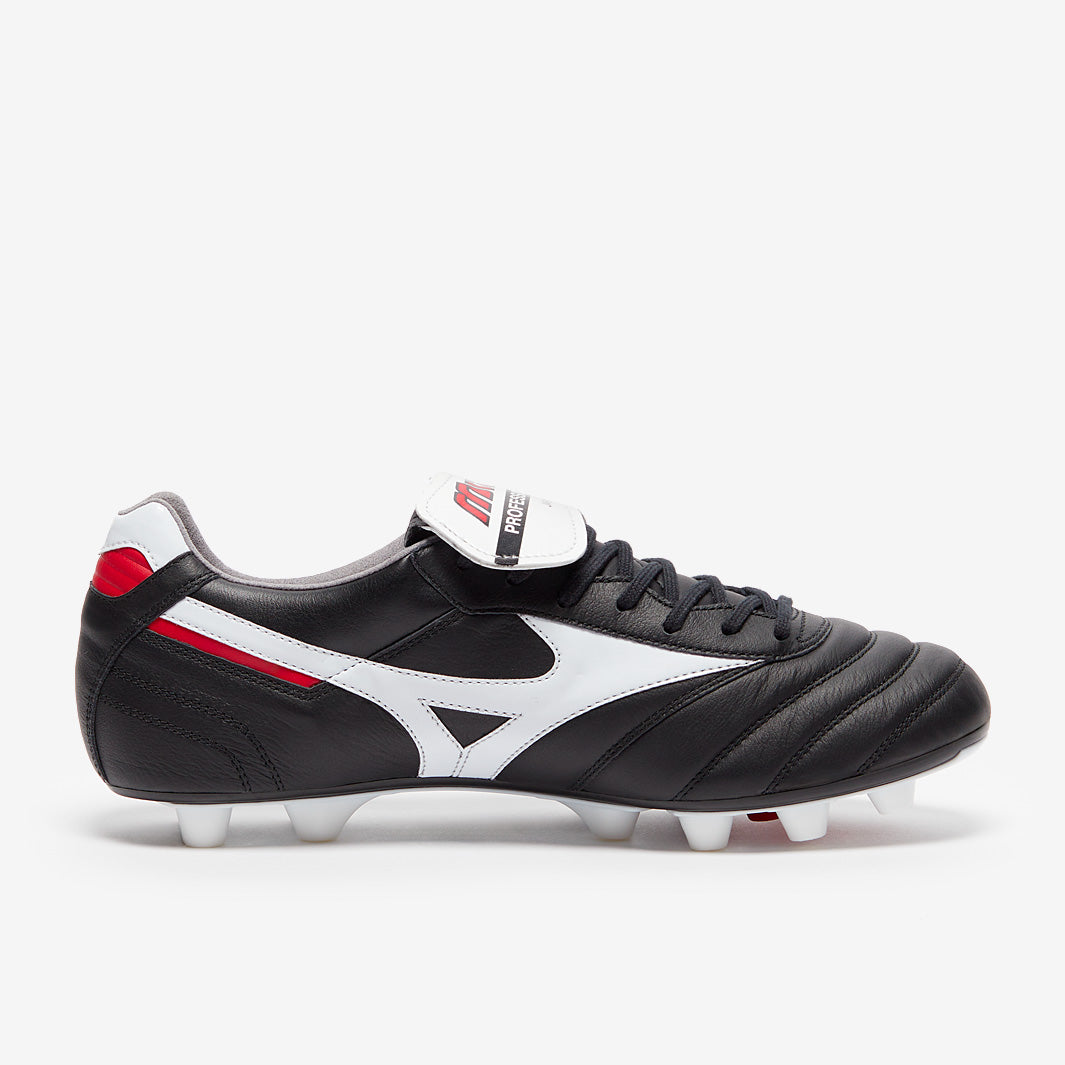 Mizuno Morelia II Made in Japan Firm Ground - Black/White/Chinese