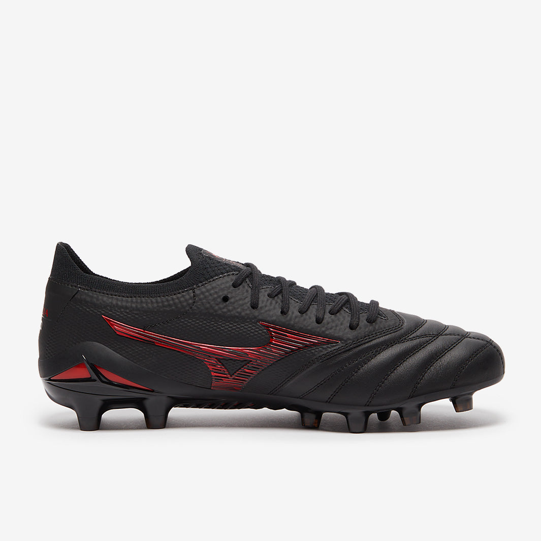 【新品未使用】MIZUNO MORELIA NEO Ⅳ JAPAN ミズノ赤黒② Mizuno Morelia Neo IV Beta Made in Japan Firm Ground - Black