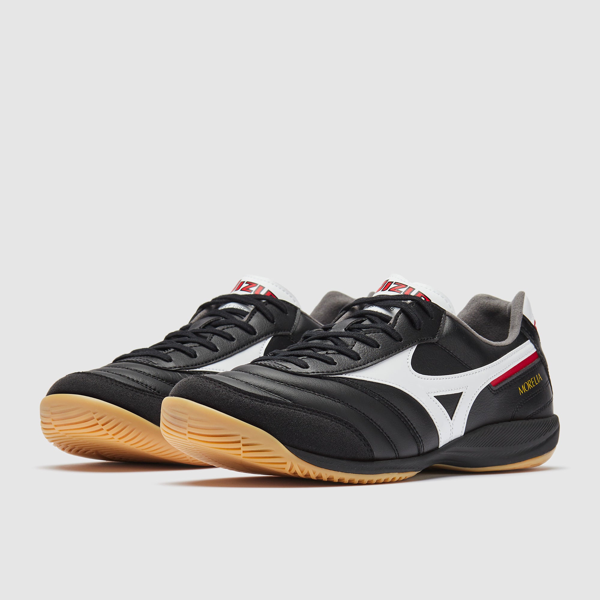 Mizuno Morelia Sala Elite Indoor - Black/White/Chinese Red - Adult