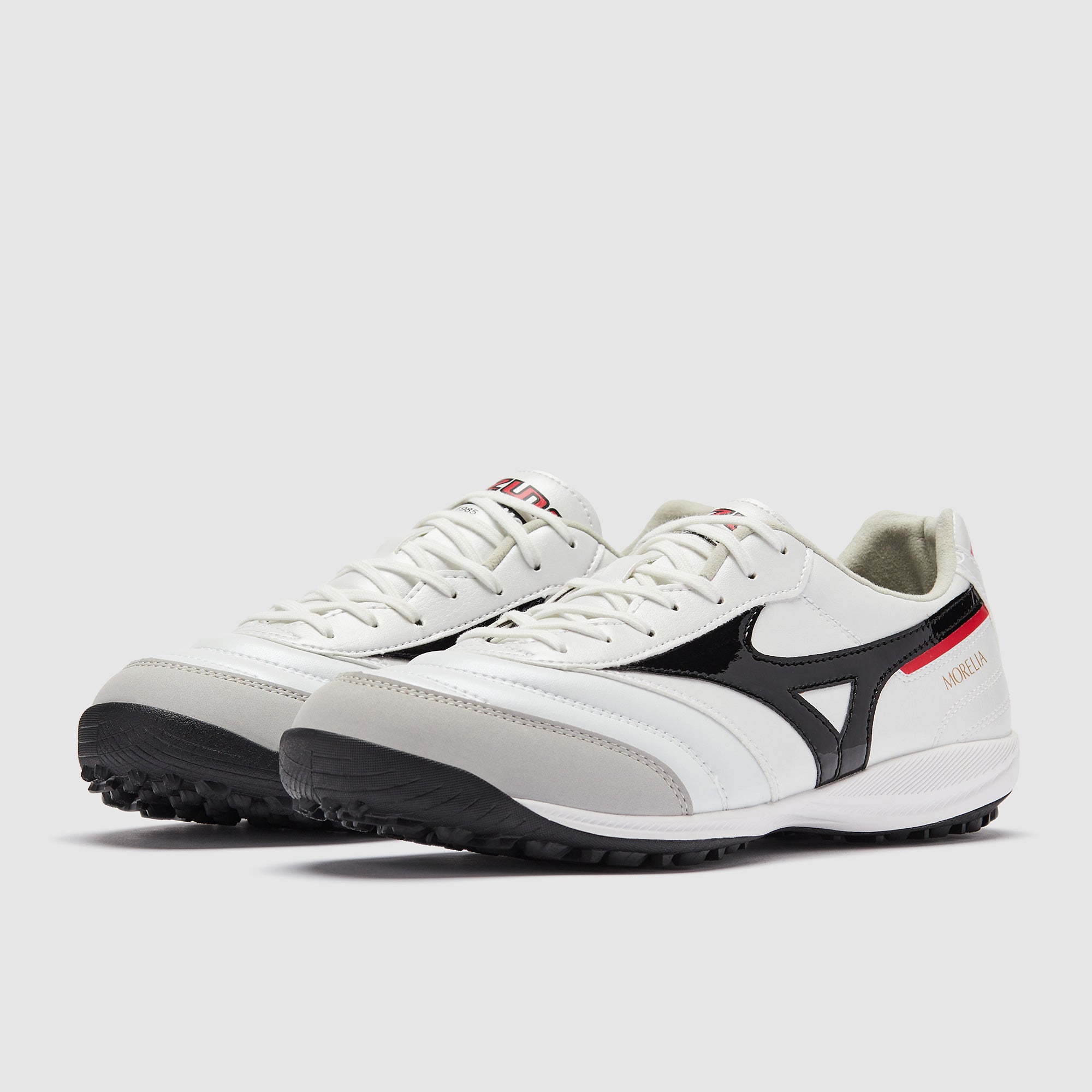 Mizuno Morelia Sala Pro Turf - White/Black/Chinese Red - Adult Boots