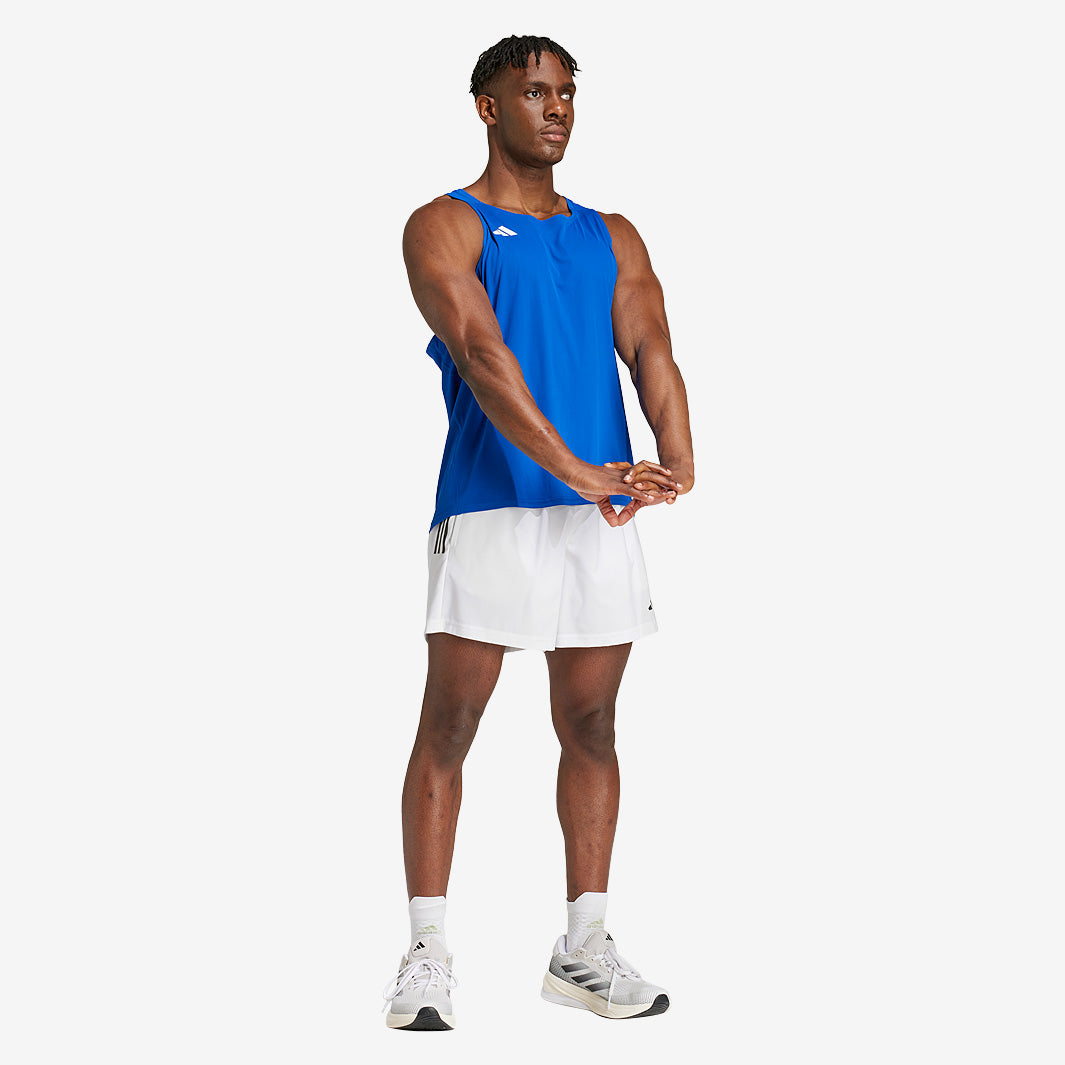 adidas adizero Essentials Singlet - Team Royal Blue - Mens Clothing