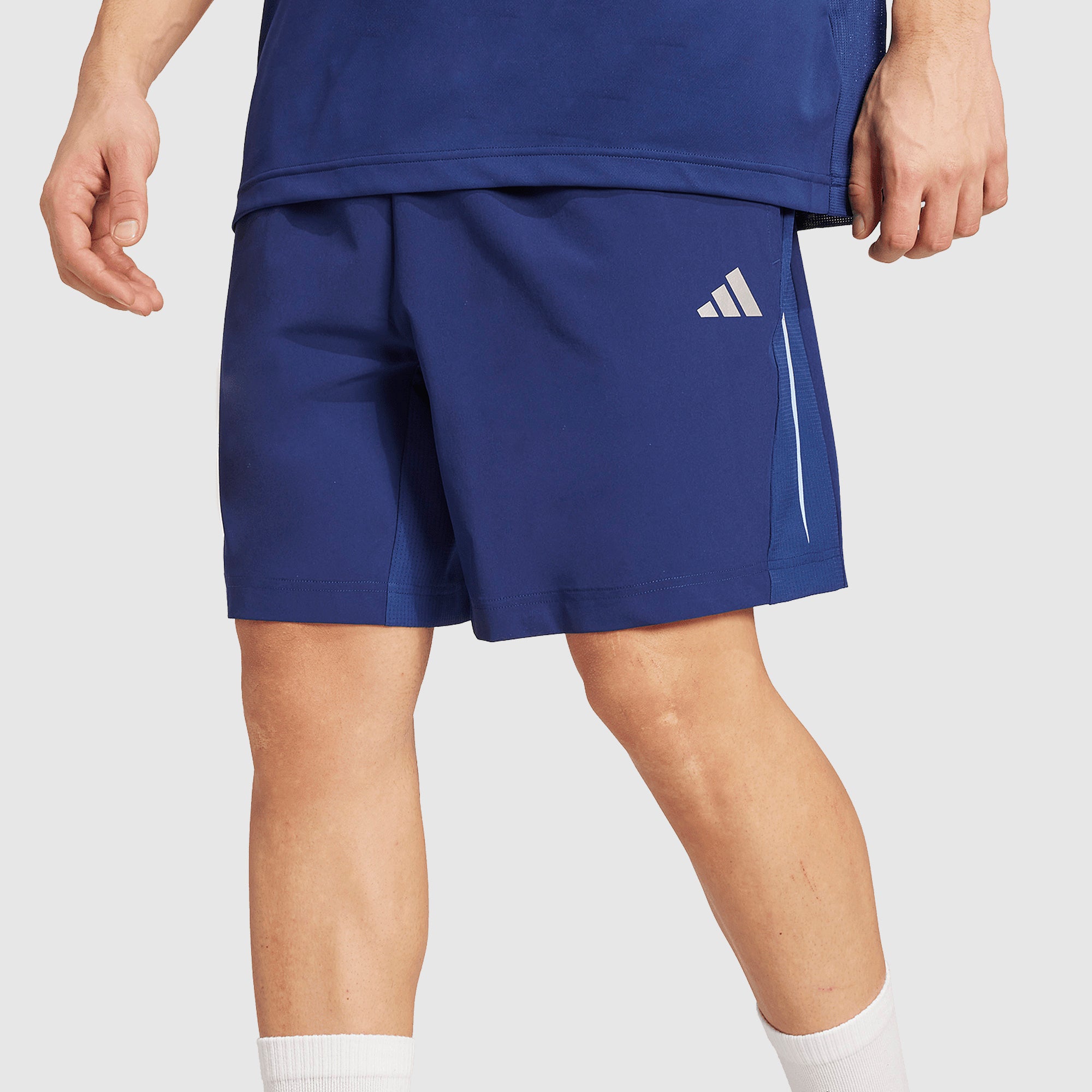 adidas Tech 7 Inch Shorts - Dark Blue - Mens Clothing