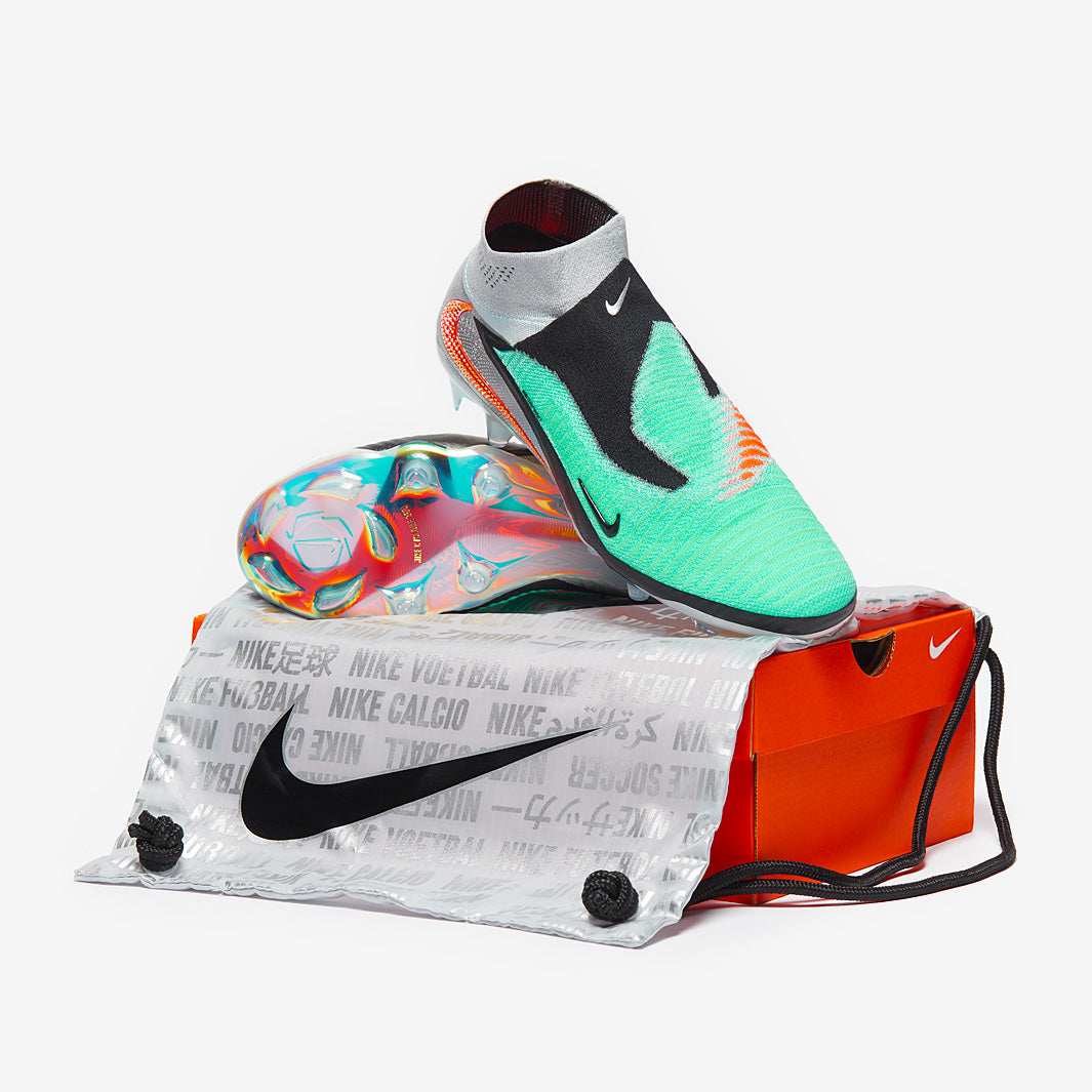 Nike Phantom 6 Elite LE High FG - Chrome/Black - Adult Boots
