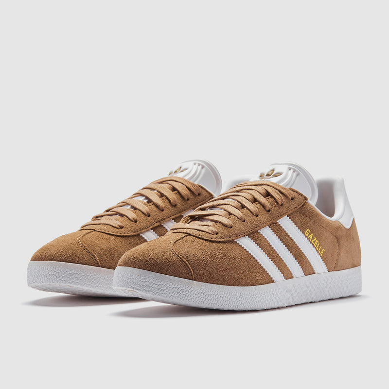adidas gazelle silver green womens adidas Gazelle 85 (Brown/White) 9.5 main image 0