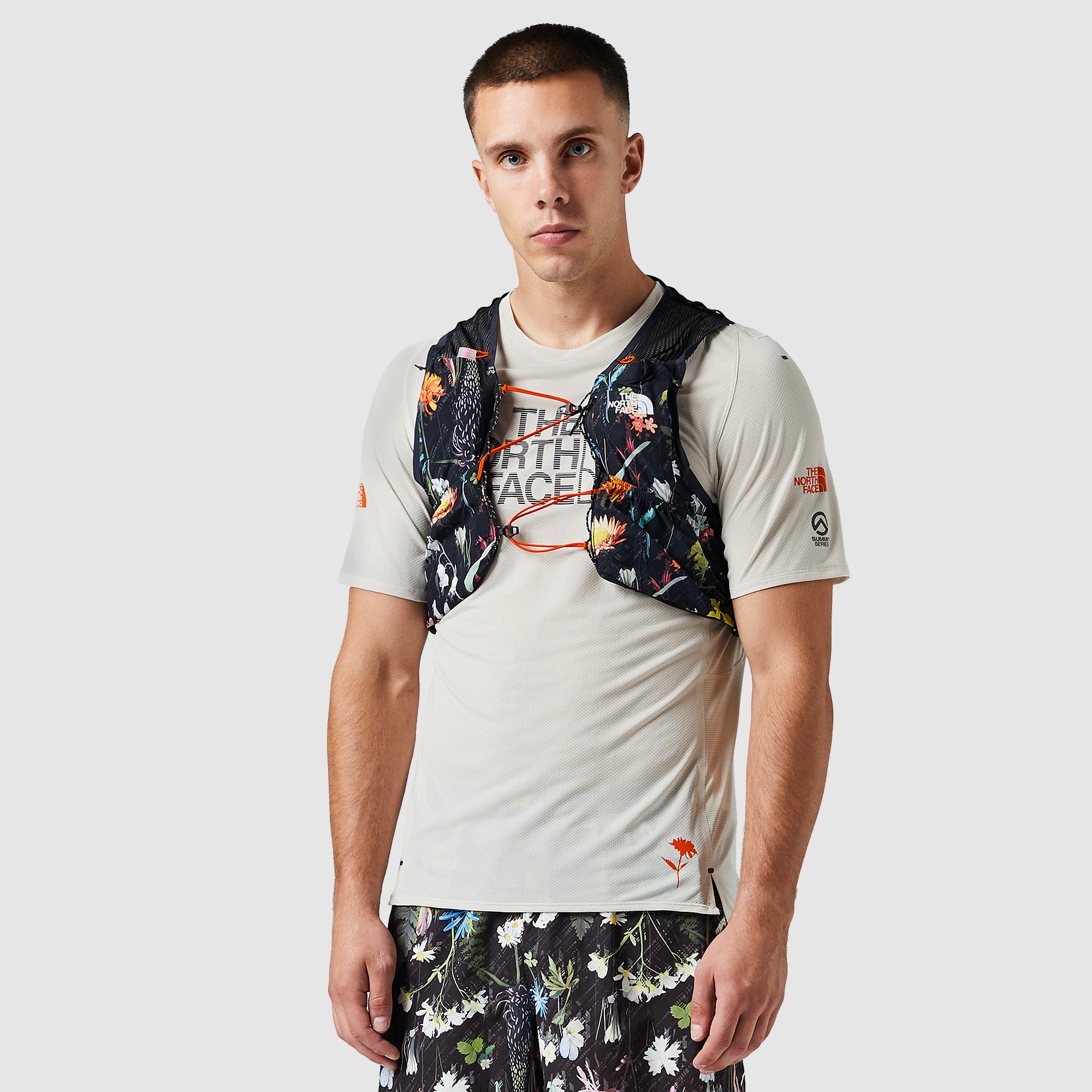 The North Face Summit Run Vest 10 - Black Alpine Floral - Mens