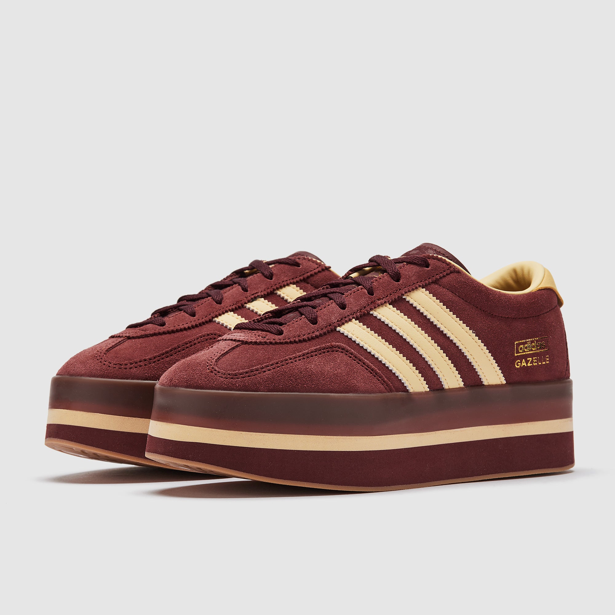 adidas Originals Womens Gazelle Stack - Fox Brown/Orange Tint/Gum