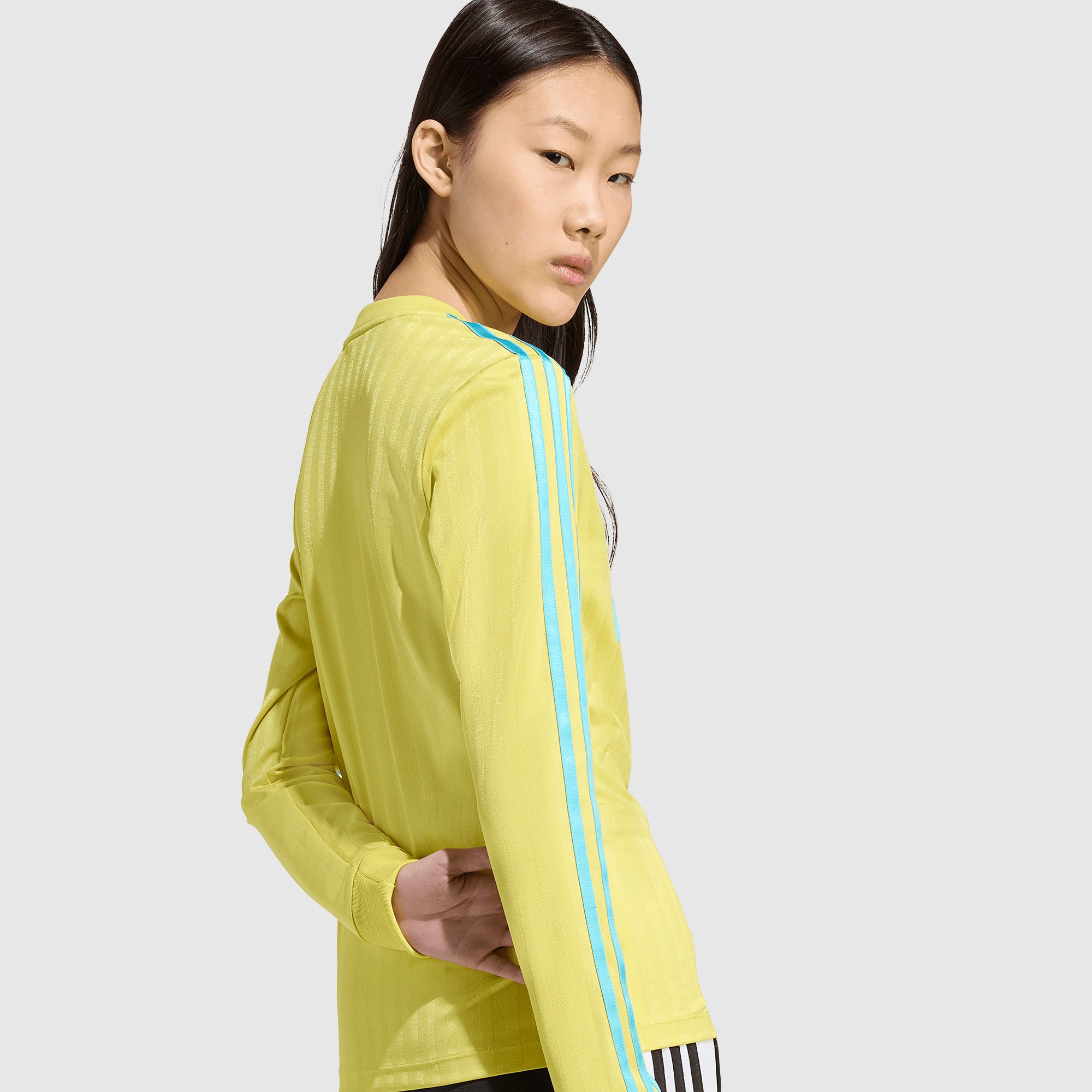 adidas Originals Womens Long Sleeve Graphic Football Print Jersey