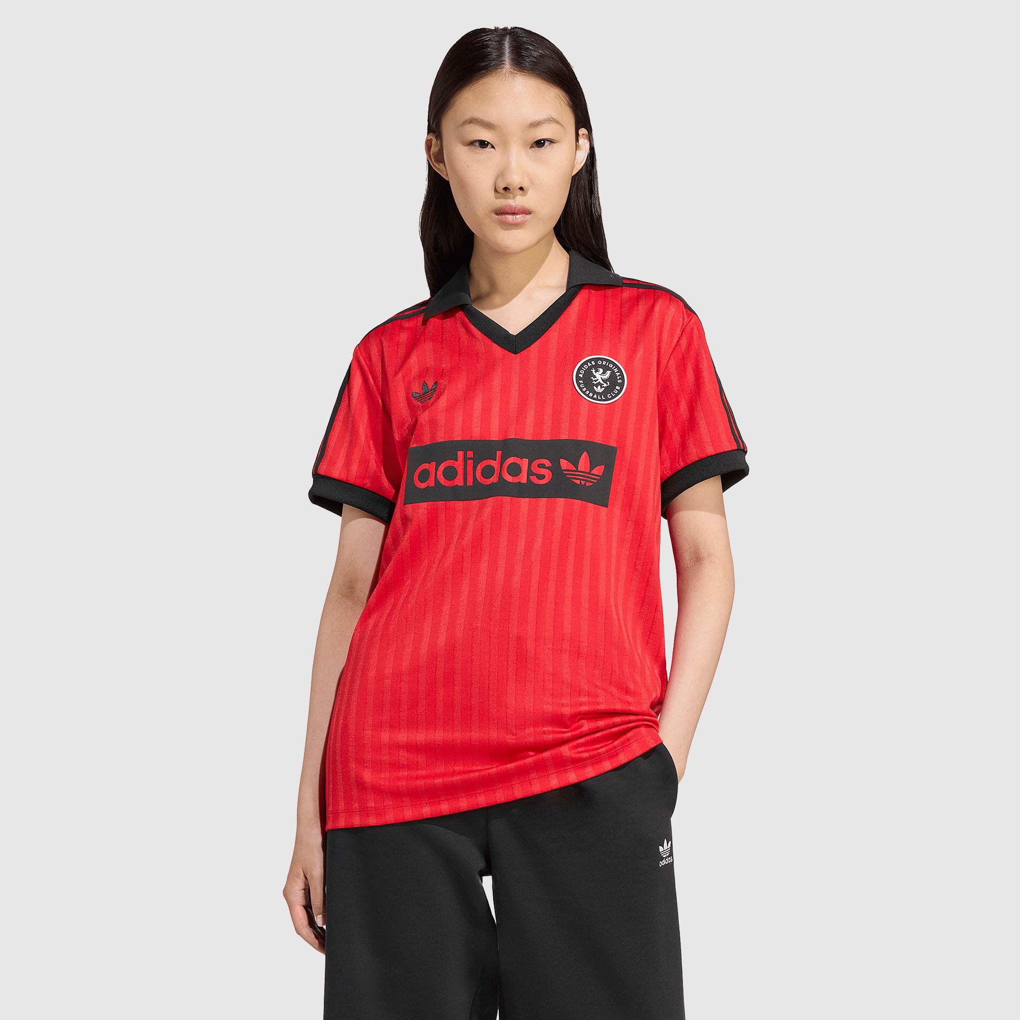 トップス  ORIGINALS FOOTBALL CLASSIC TSHIRT adidas Originals Womens Football T-Shirt - Better Scarlet - Tops