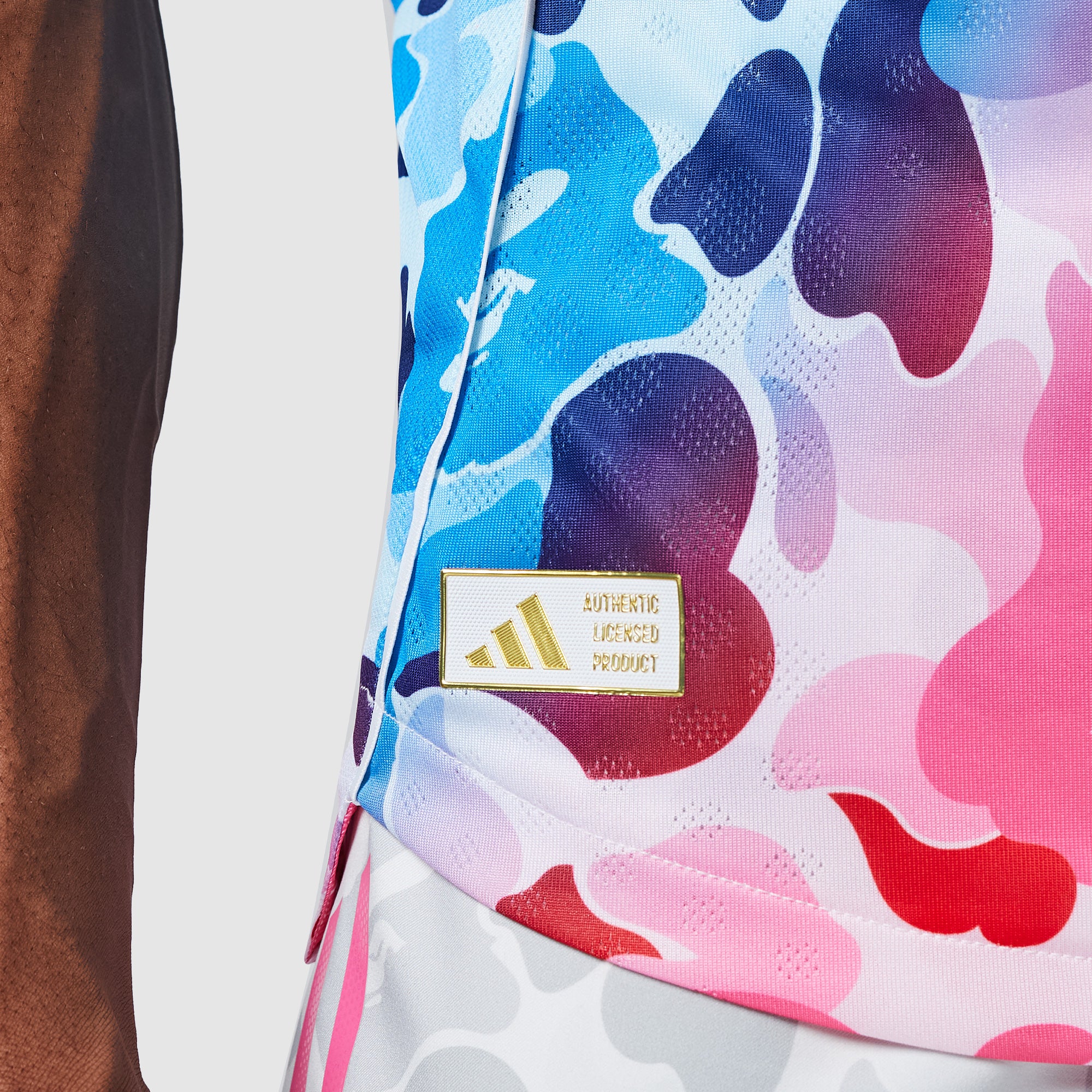 adidas Originals x BAPE Shirt - Shock Blue - Mens Clothing