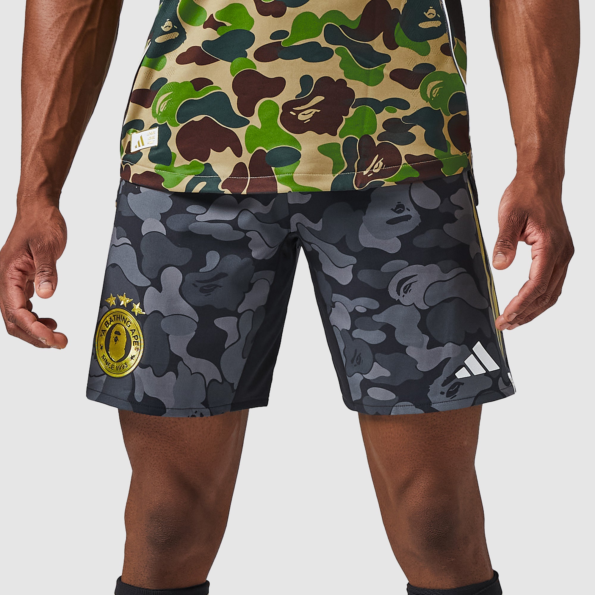 adidas Originals x BAPE Shorts - Black - Mens Clothing