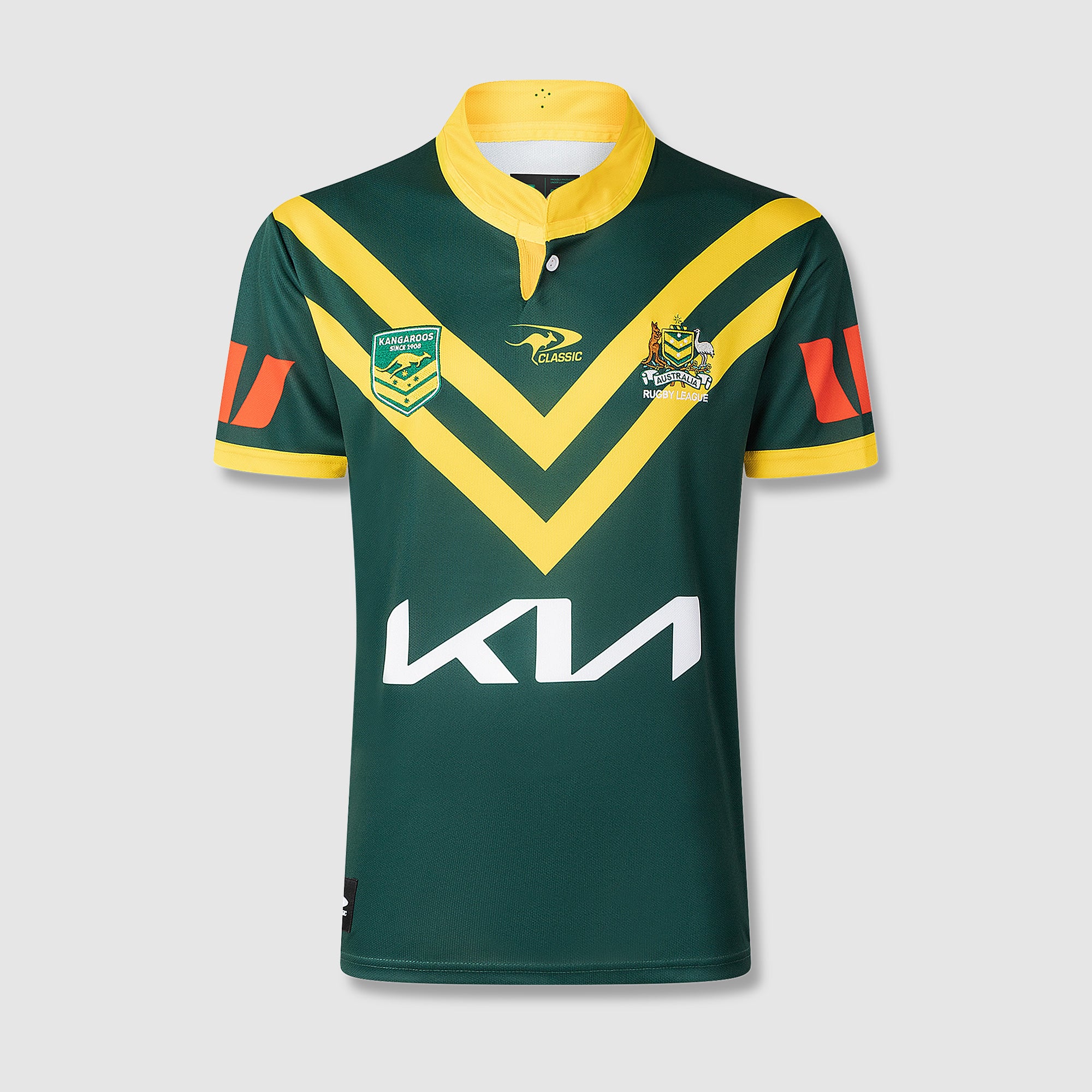Classic Kangaroos 25/26 Replica Shirt - Green - Mens Replica