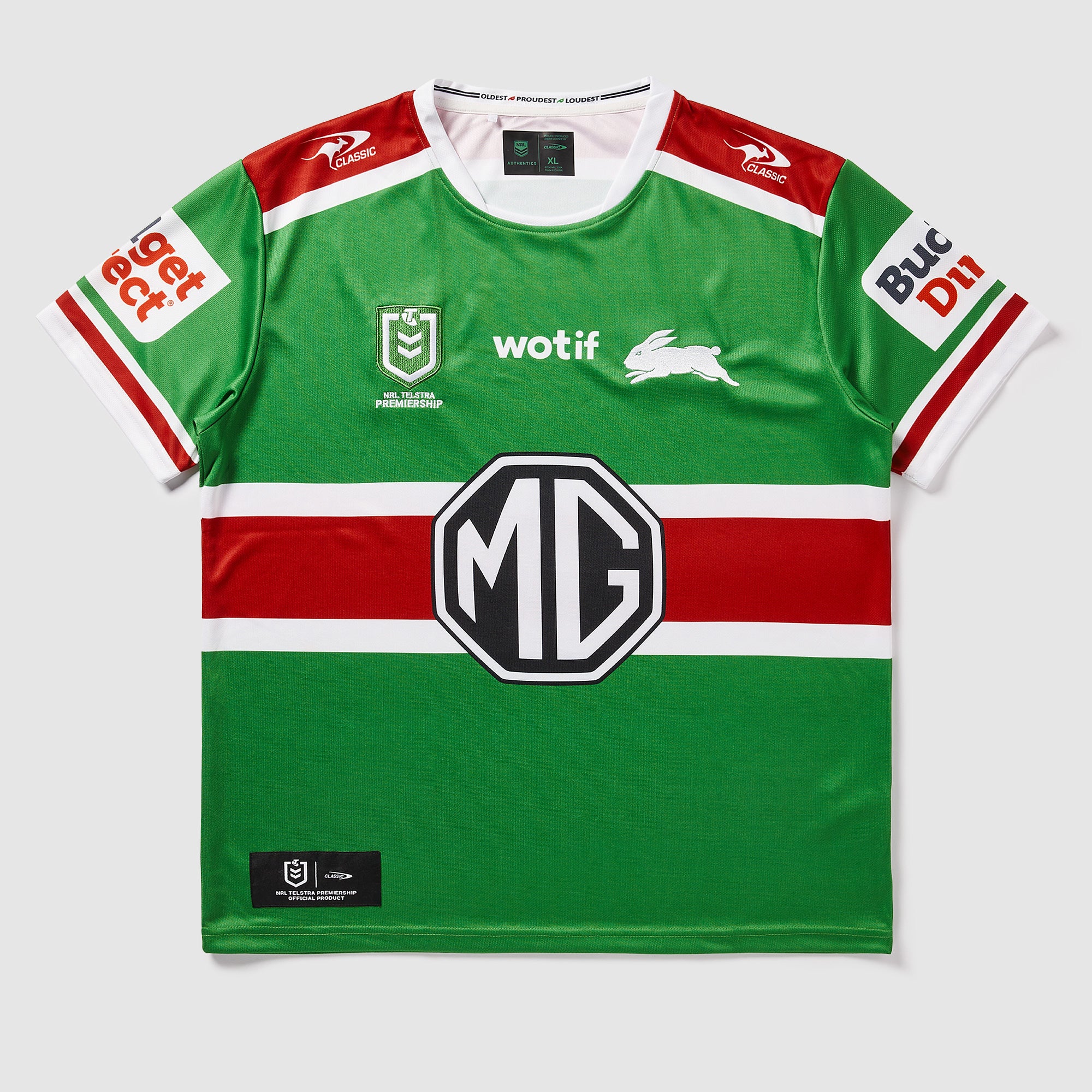 Classic South Sydney Rabbitohs 2026 Away Shirt - Green - Mens Replica
