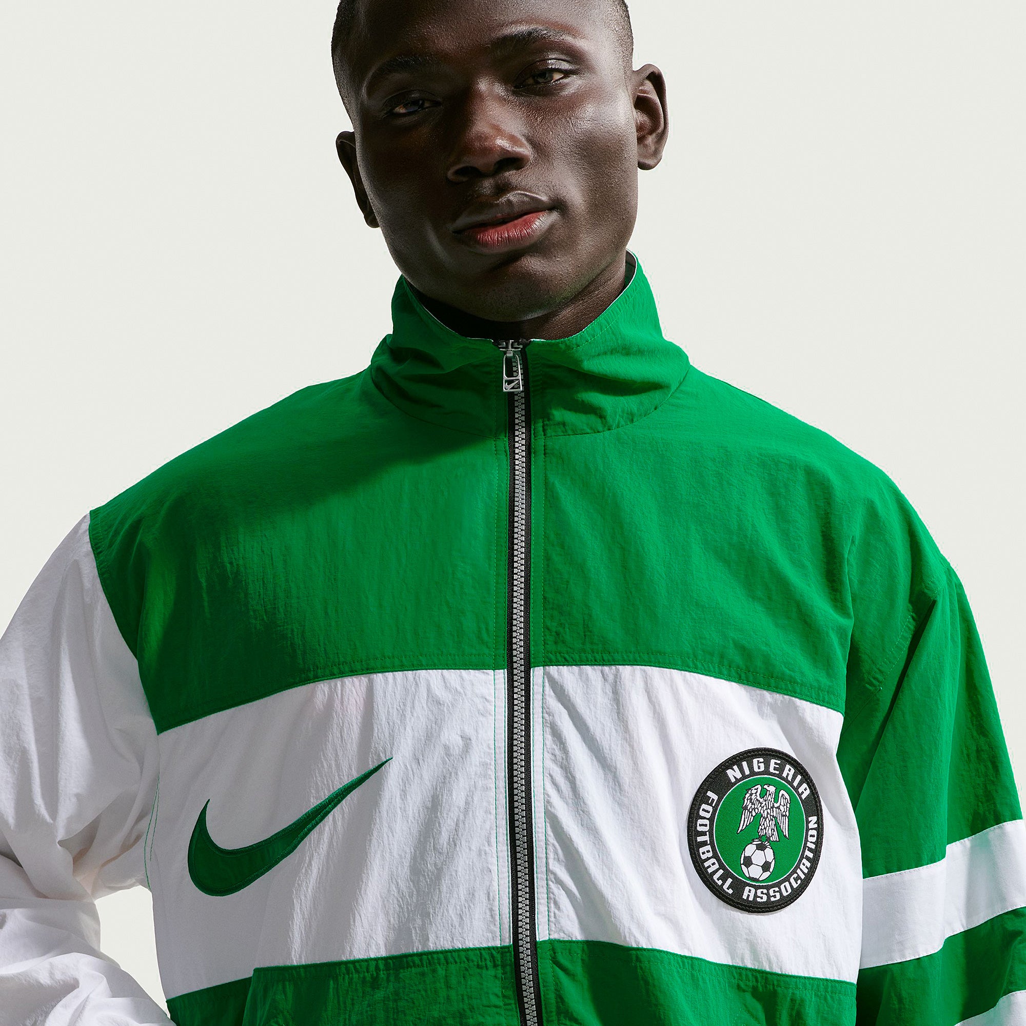 Nike Nigeria 1996 Reissue Total 90 Track Jacket - Court Green