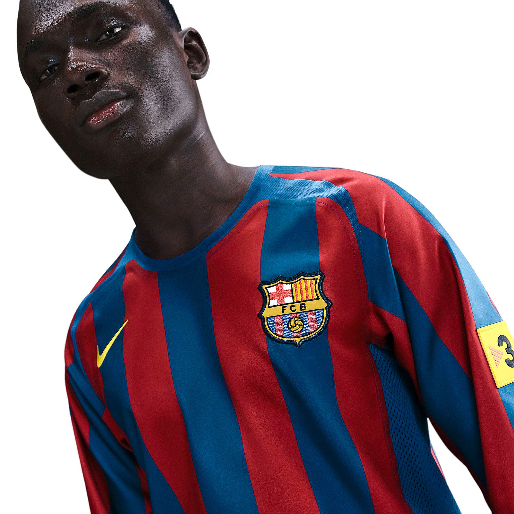 Nike FC Barcelona 2006 Reissue LS Shirt with Ronaldinho 10 - Gym