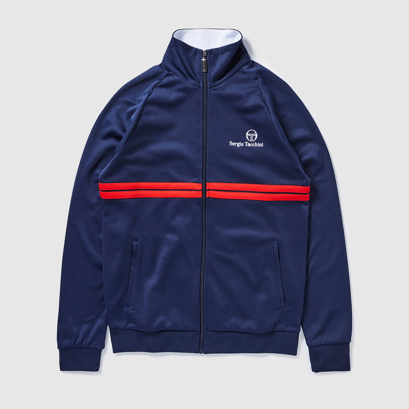 Sergio Tacchini Pantaloni Jogging Court Velour Track Uomo – Nero, Morbido Velluto, Vita Elastica, Taglia XL