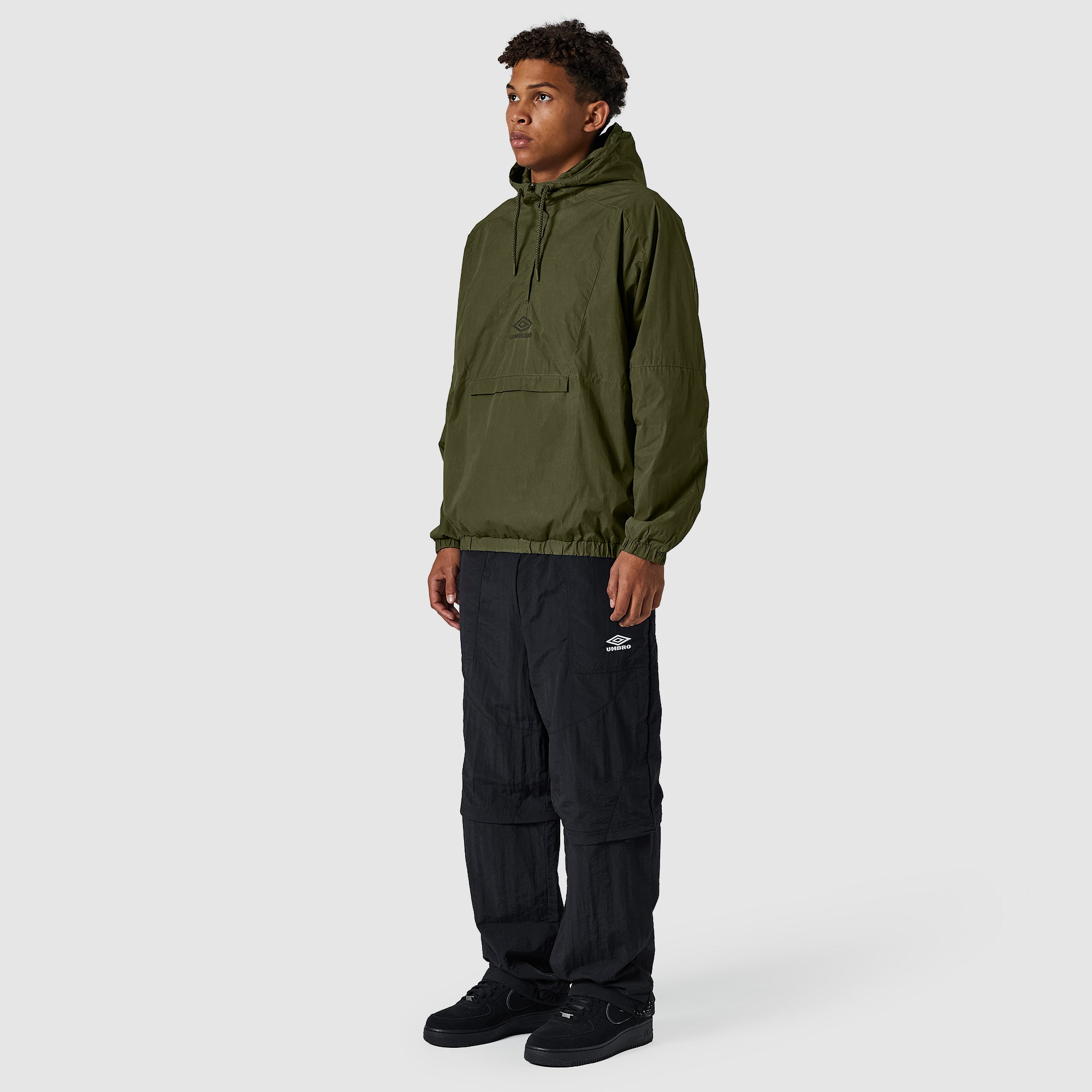 Umbro Waxed Cagoule - Duffel Bag - Tops - Mens Clothing