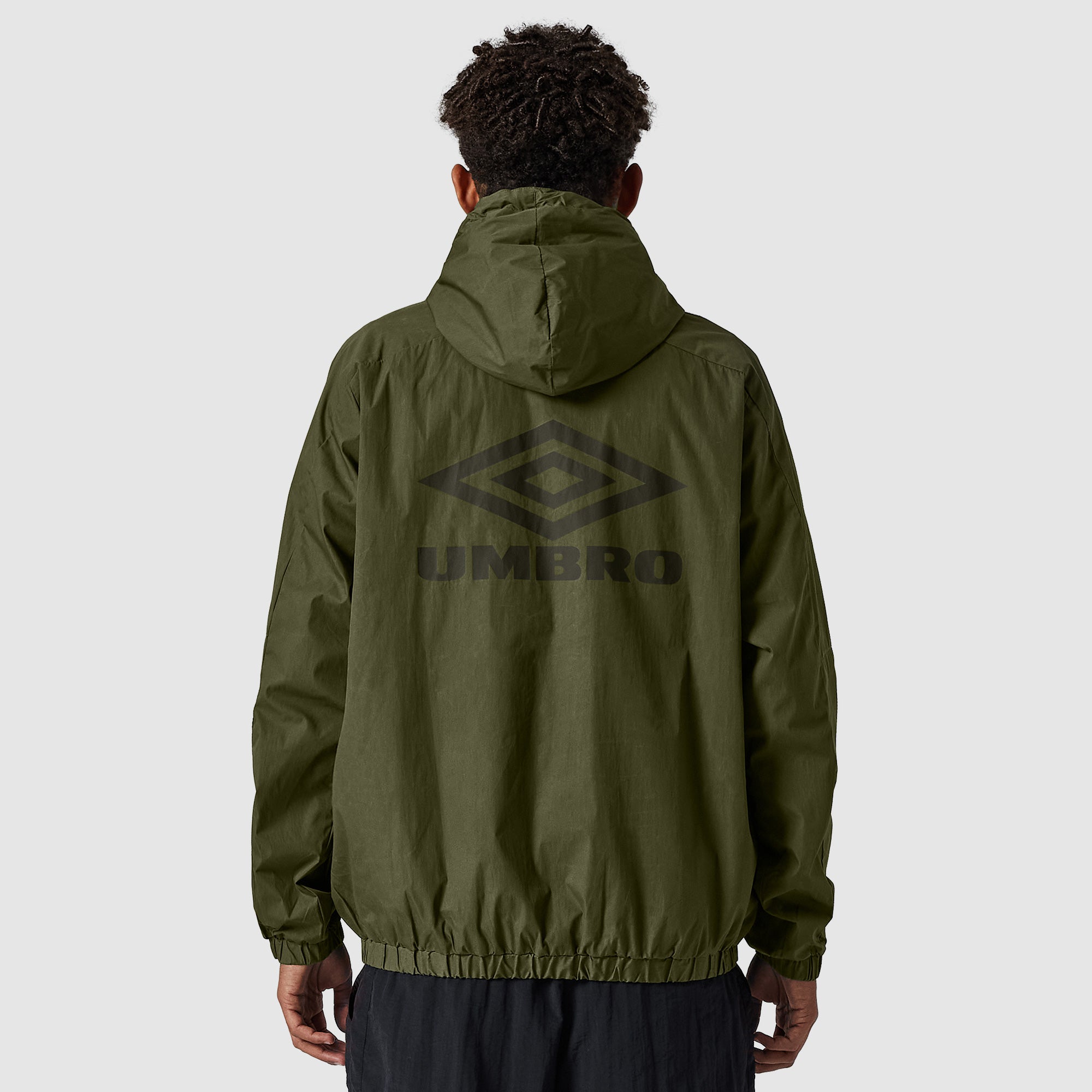 Umbro Waxed Cagoule - Duffel Bag - Tops - Mens Clothing