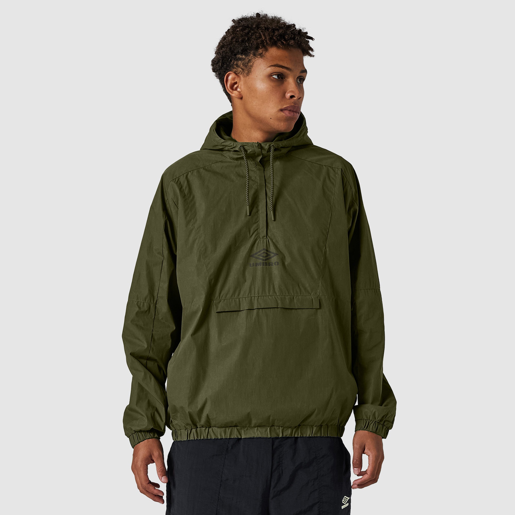 Umbro Waxed Cagoule - Duffel Bag - Tops - Mens Clothing
