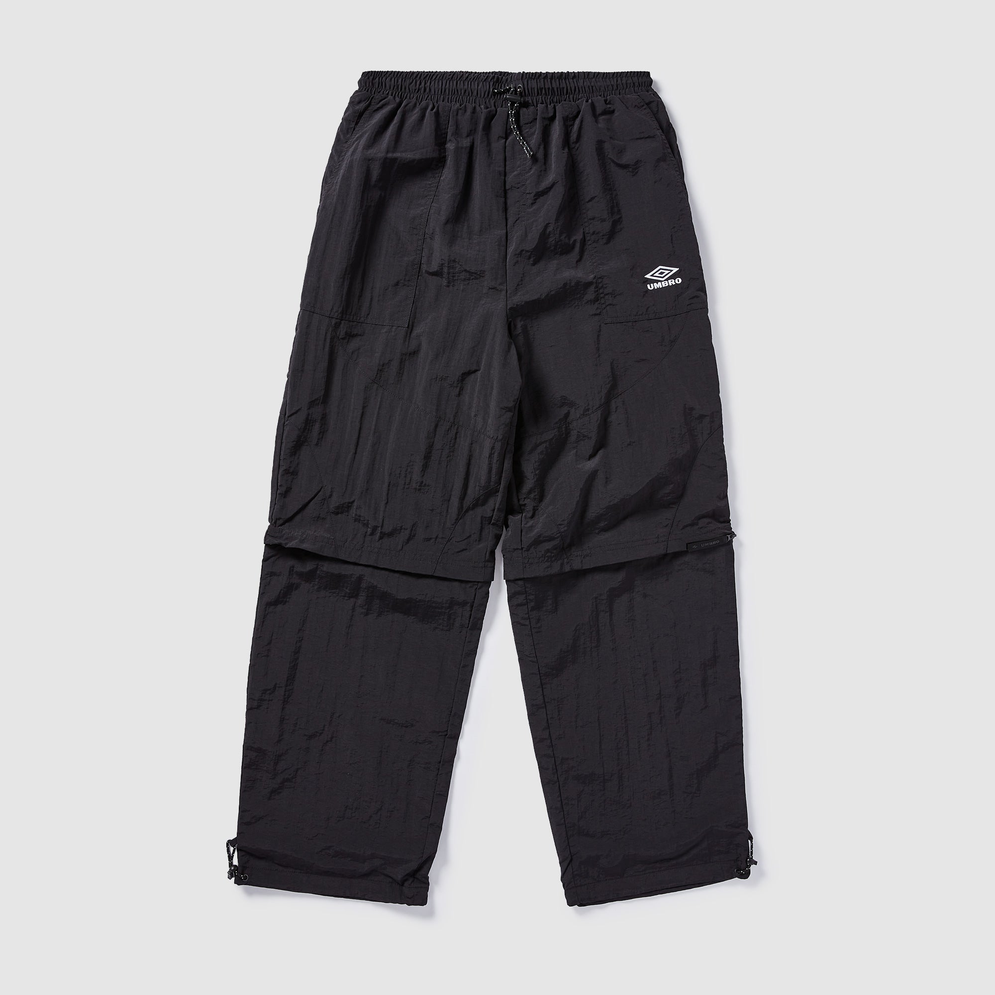 Umbro Zip Off Loose Fit Trousers - Black - Bottoms - Mens Clothing