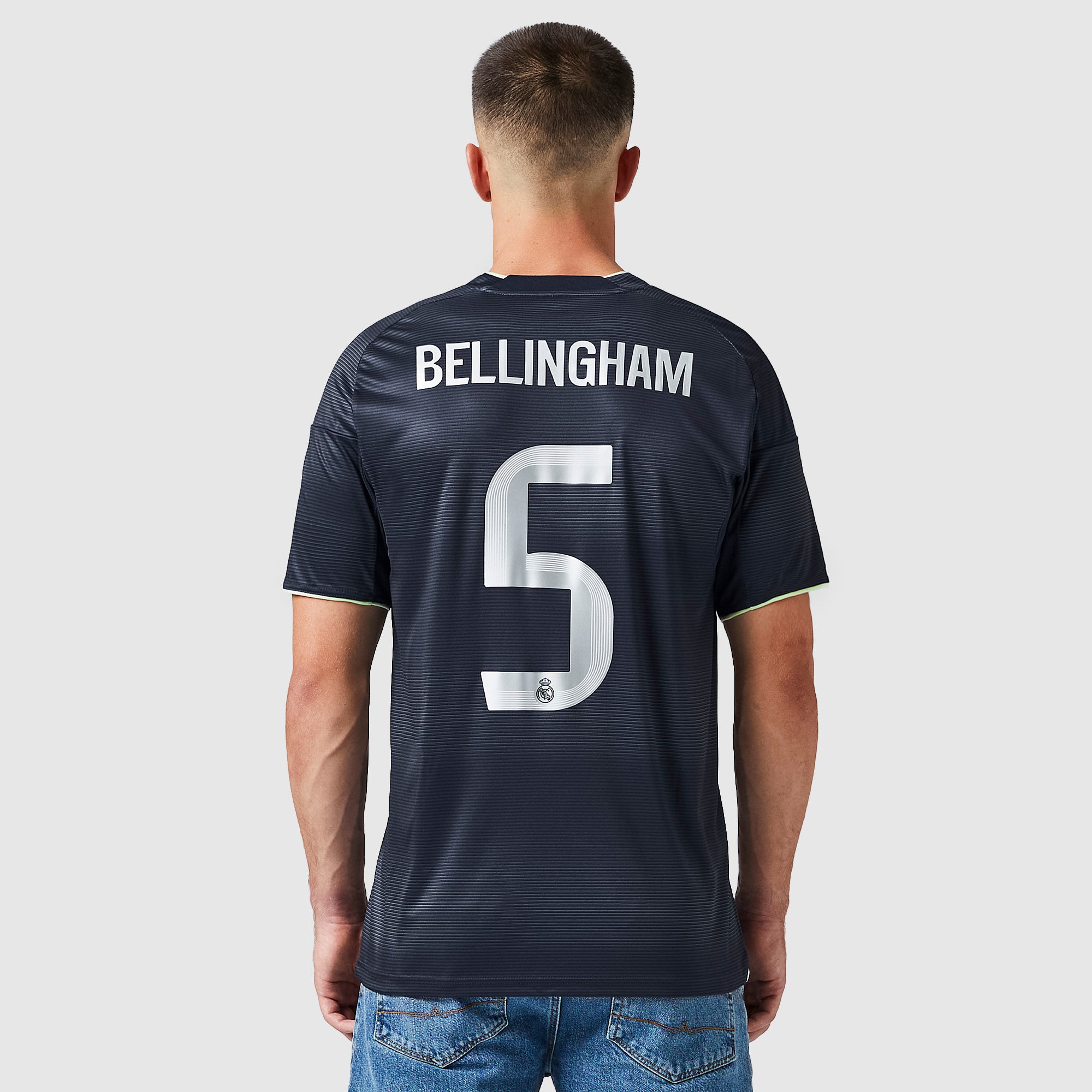 adidas Real Madrid 25/26 Away Shirt with Bellingham 5 - Legend Ink