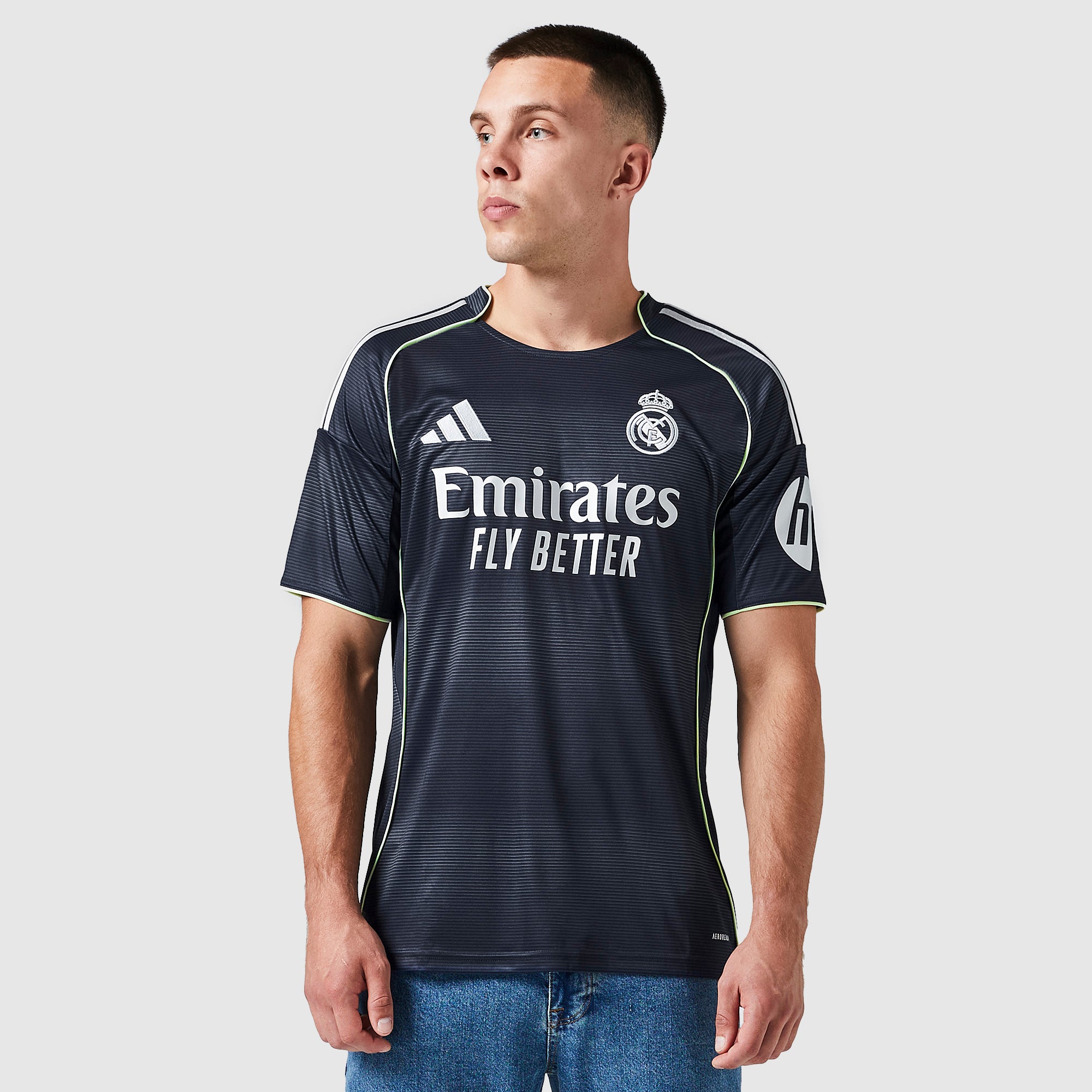 adidas Real Madrid 25/26 Away Shirt with Bellingham 5 - Legend Ink