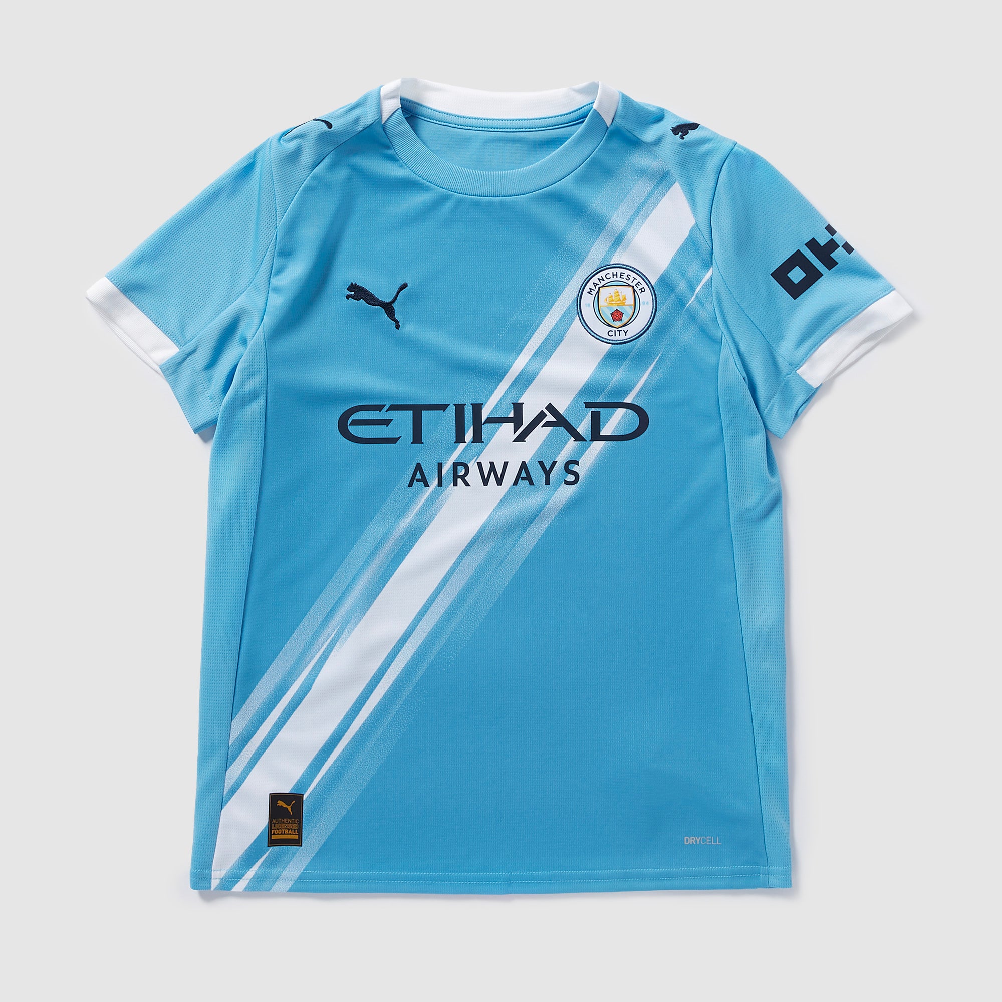 Puma Manchester City 23/24 Authentic Home Shirt with Haaland 9