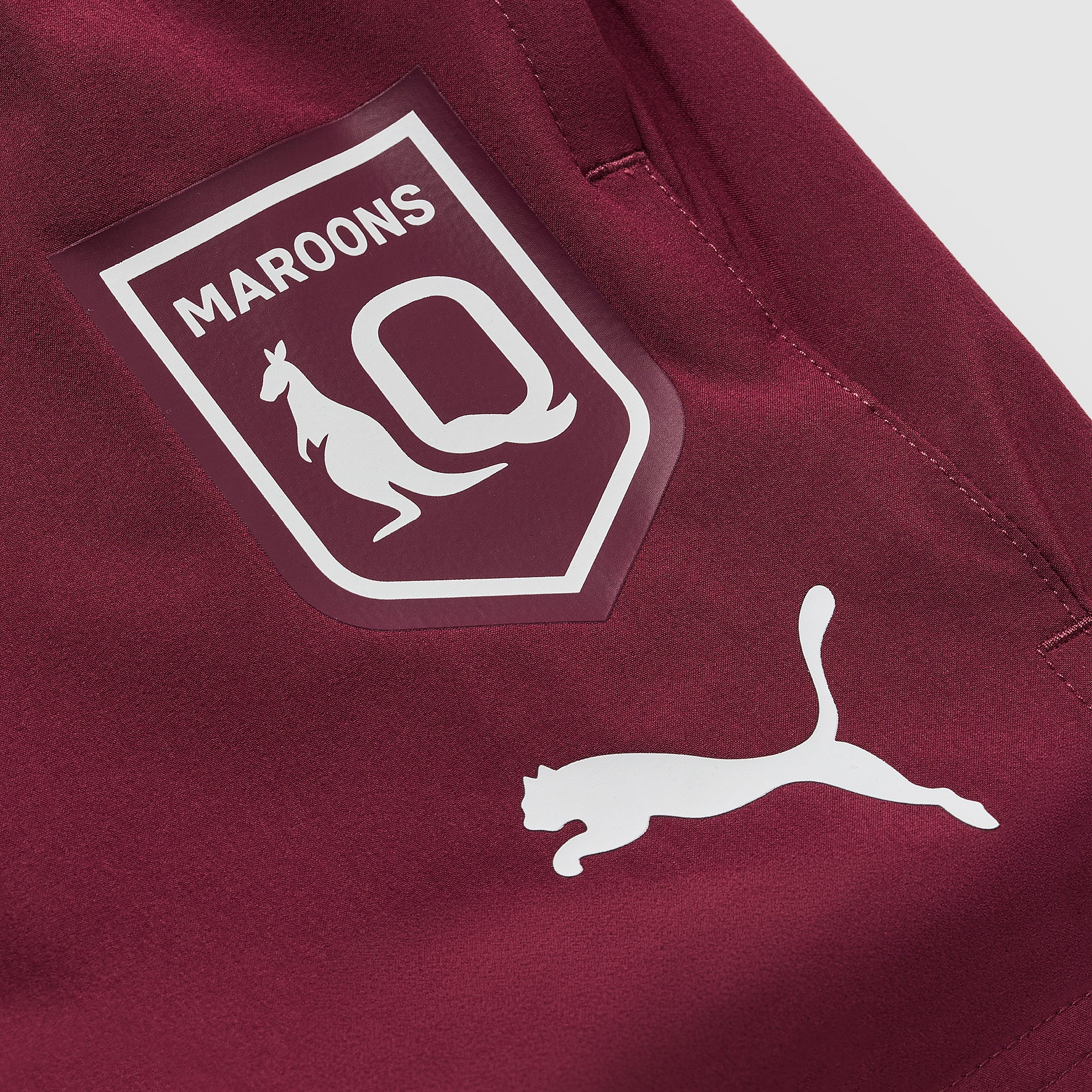 Puma Queensland Maroons 2026 Training Short - Burngundy - Mens Replica