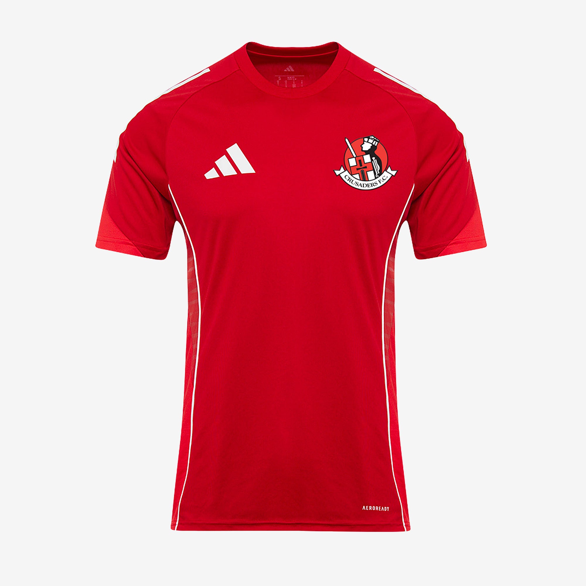 adidas Crusaders 25/26 SS Away Shirt - White/Team Power Red 2