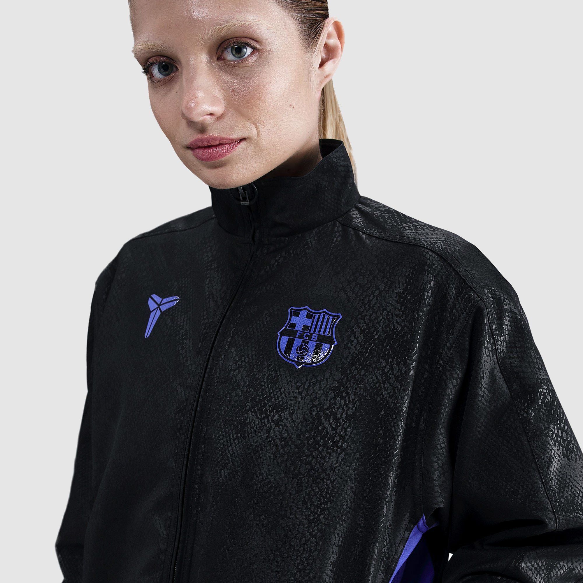 Nike FC Barcelona 25/26 Womens GX Away Track Jacket - Black