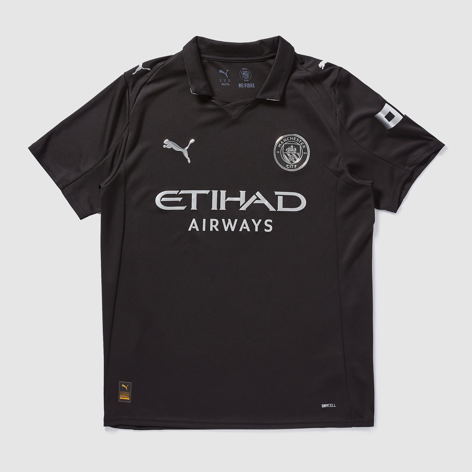 Puma Manchester City 25/26 Authentic Away Shirt with Haaland 9