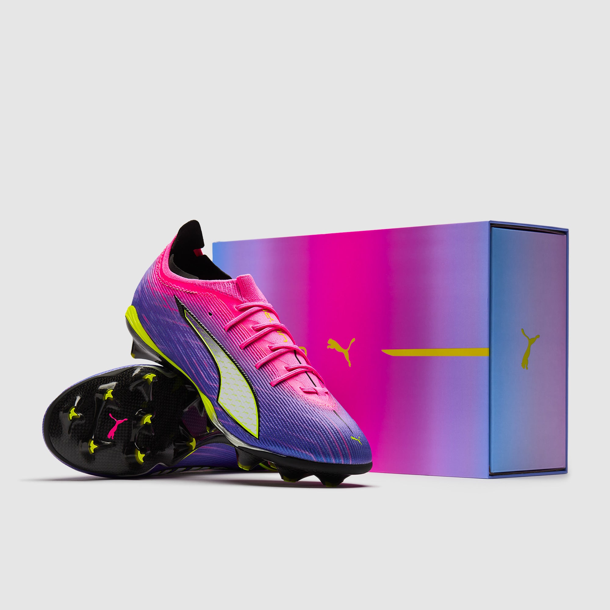 Puma Ultra 6 Carbon x Nitro Firm Ground - Ultra Blue/Luminous Pink