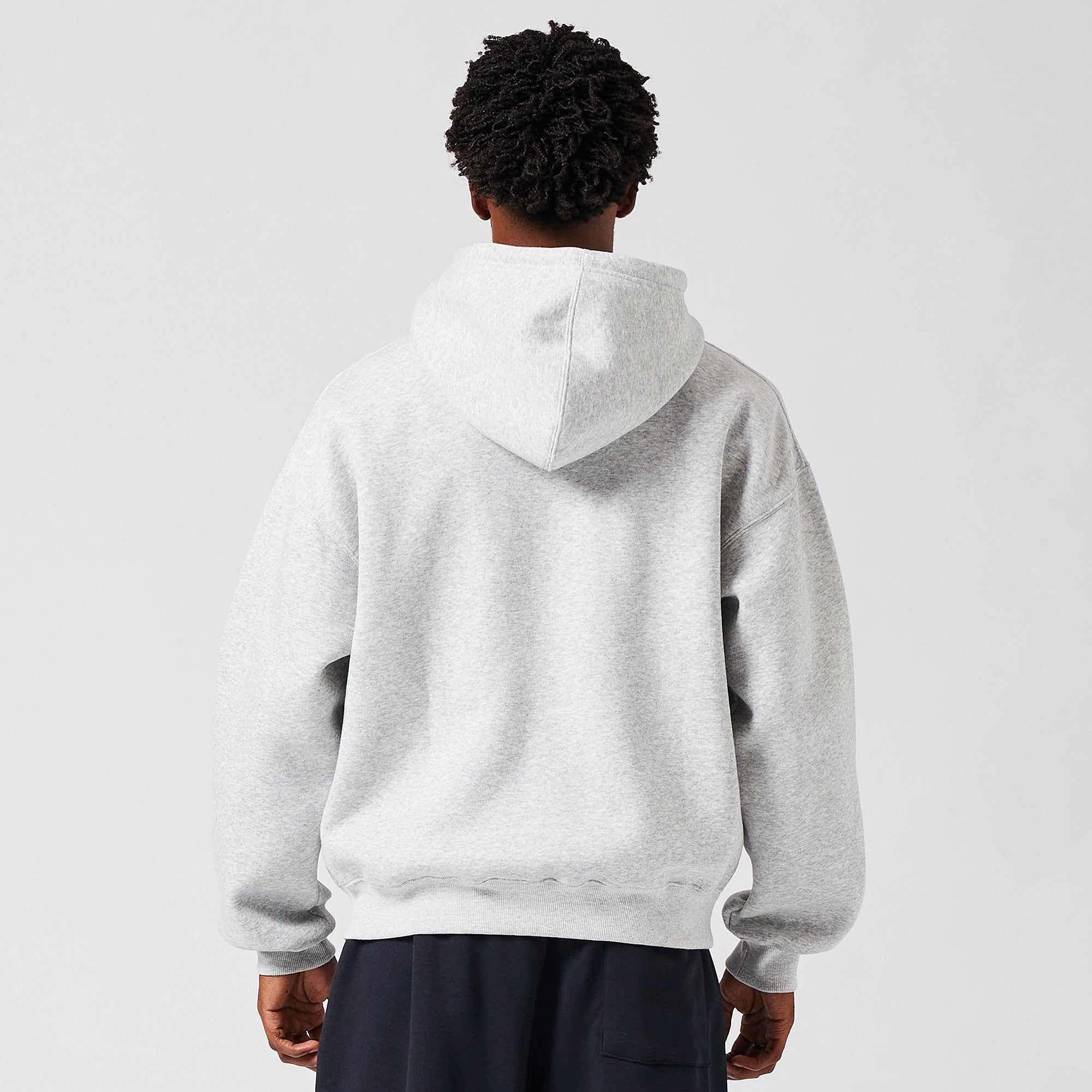 と*い様 Jordan フルジップジャケット グレー/ホワイト Jordan Brooklyn Oversized Full-Zip Hoodie - Grey Heather/White