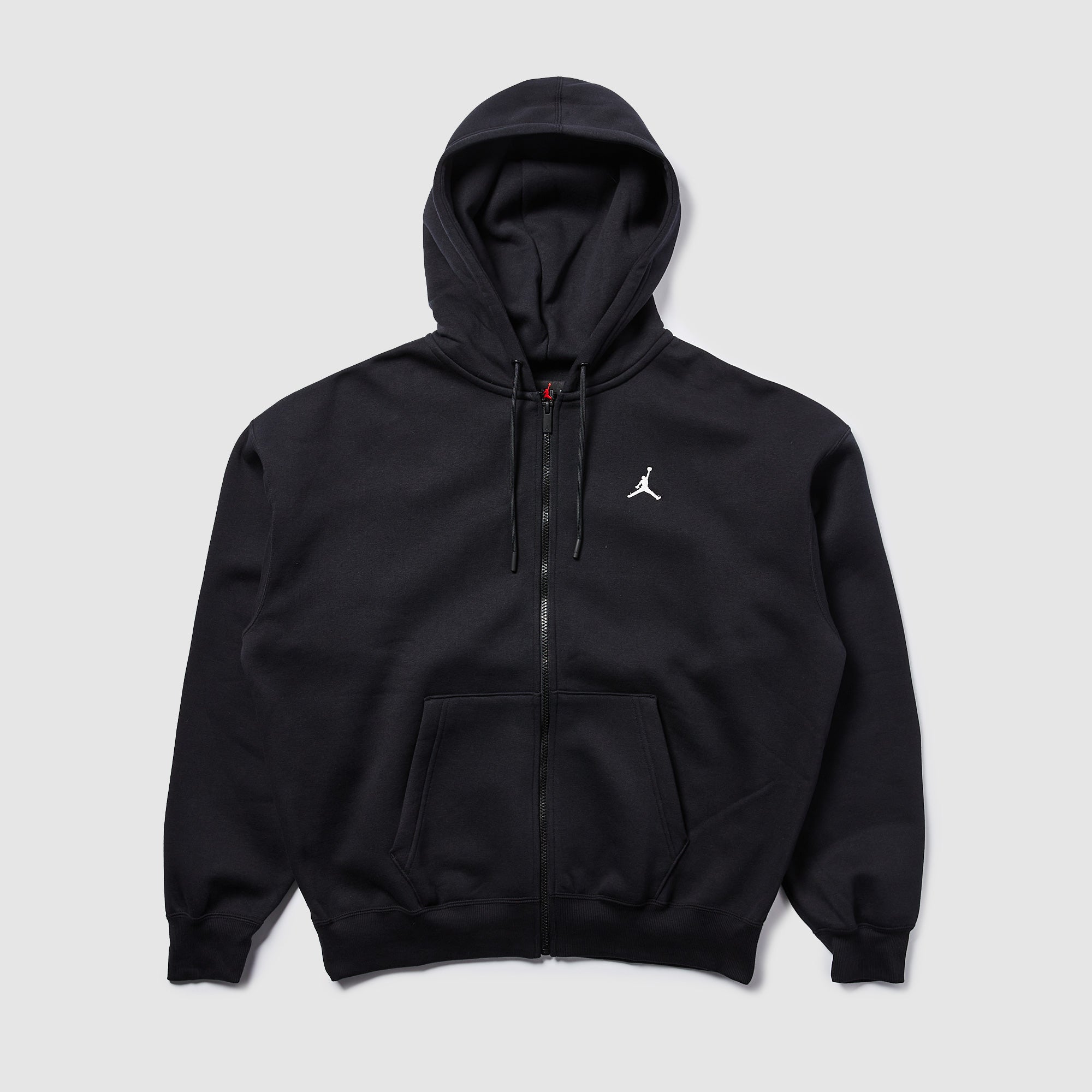 Jordan Brooklyn Oversized Full Zip Hoodie - Black/Sail - Tops