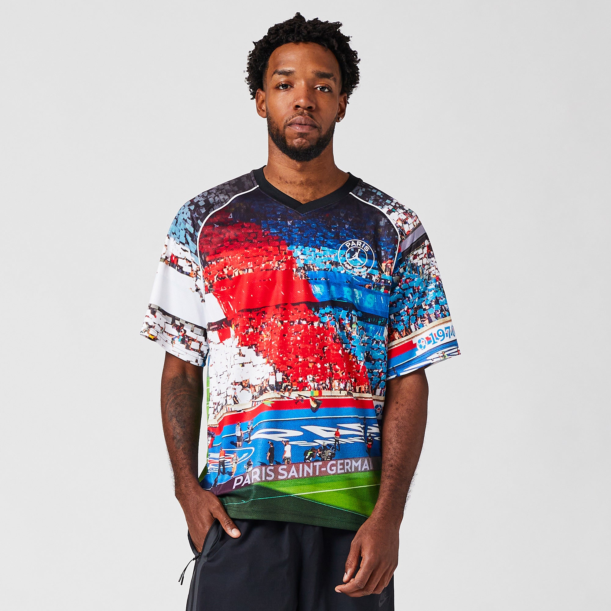 Jordan x PSG Logo T-Shirt - Sail - Tops - Mens Replica
