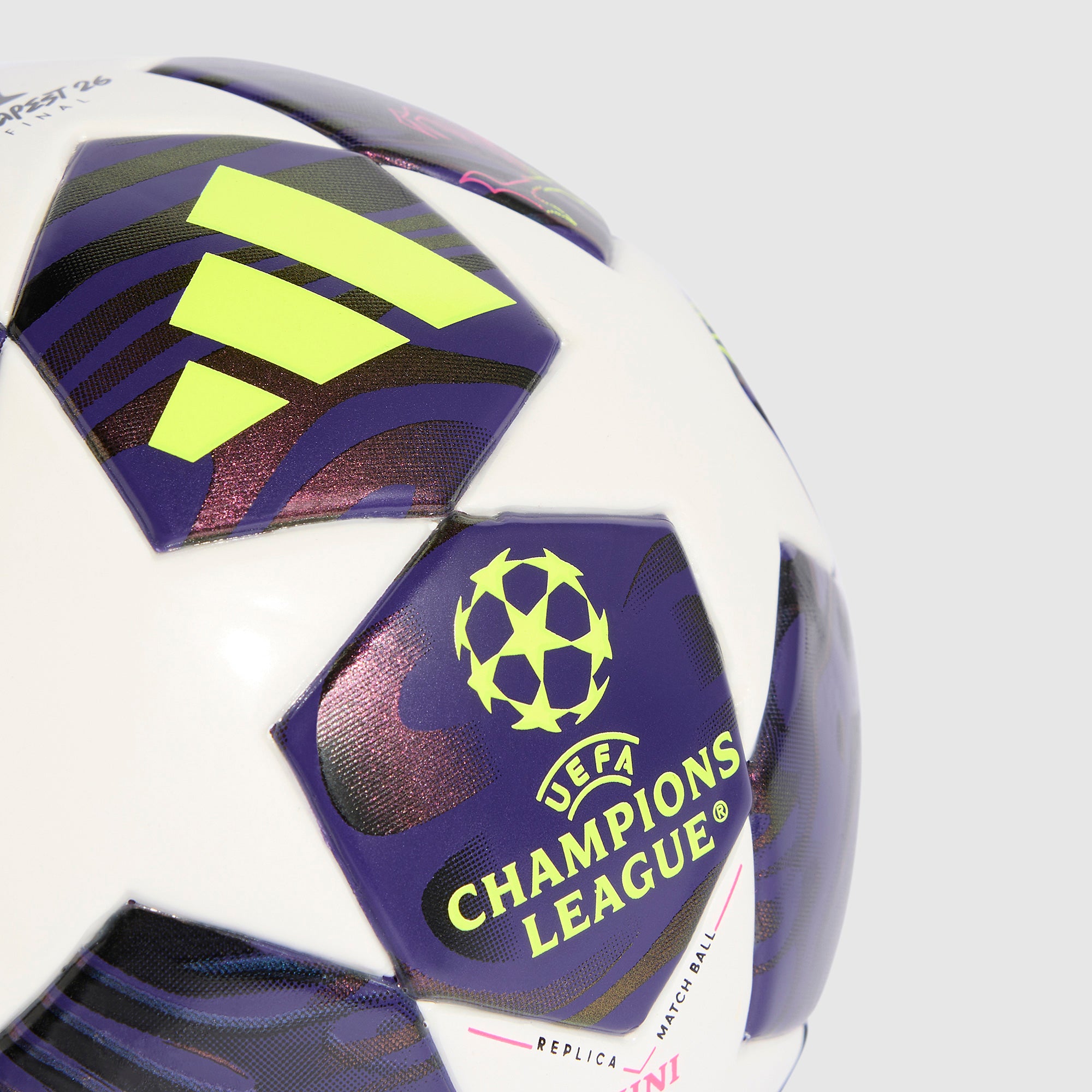  UEFA Champions League 08/09 ミニボール adidas UEFA Champions League 25/26 Mini Football - Dark Purple