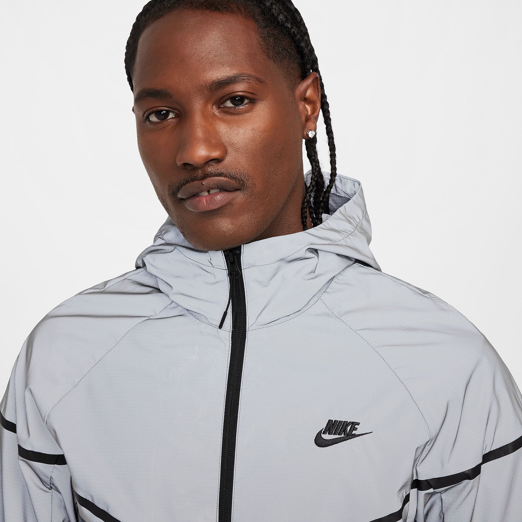 Nike Sportswear Tech Woven Flash Jacket - Reflect Silver/Black