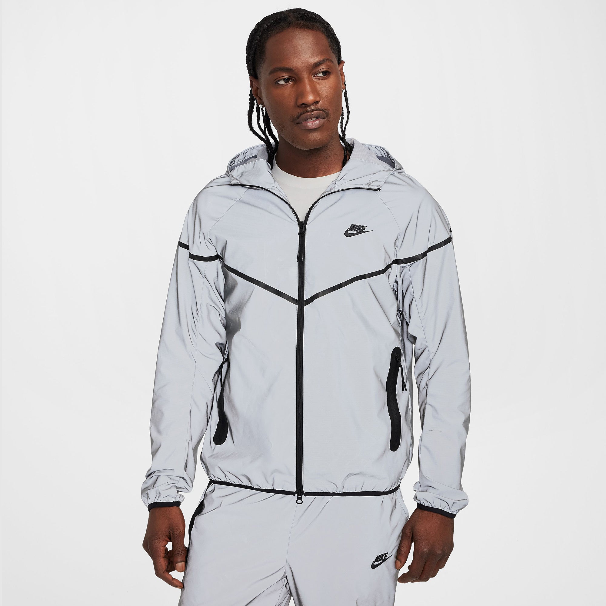 Nike Sportswear Tech Woven Flash Jacket - Reflect Silver/Black