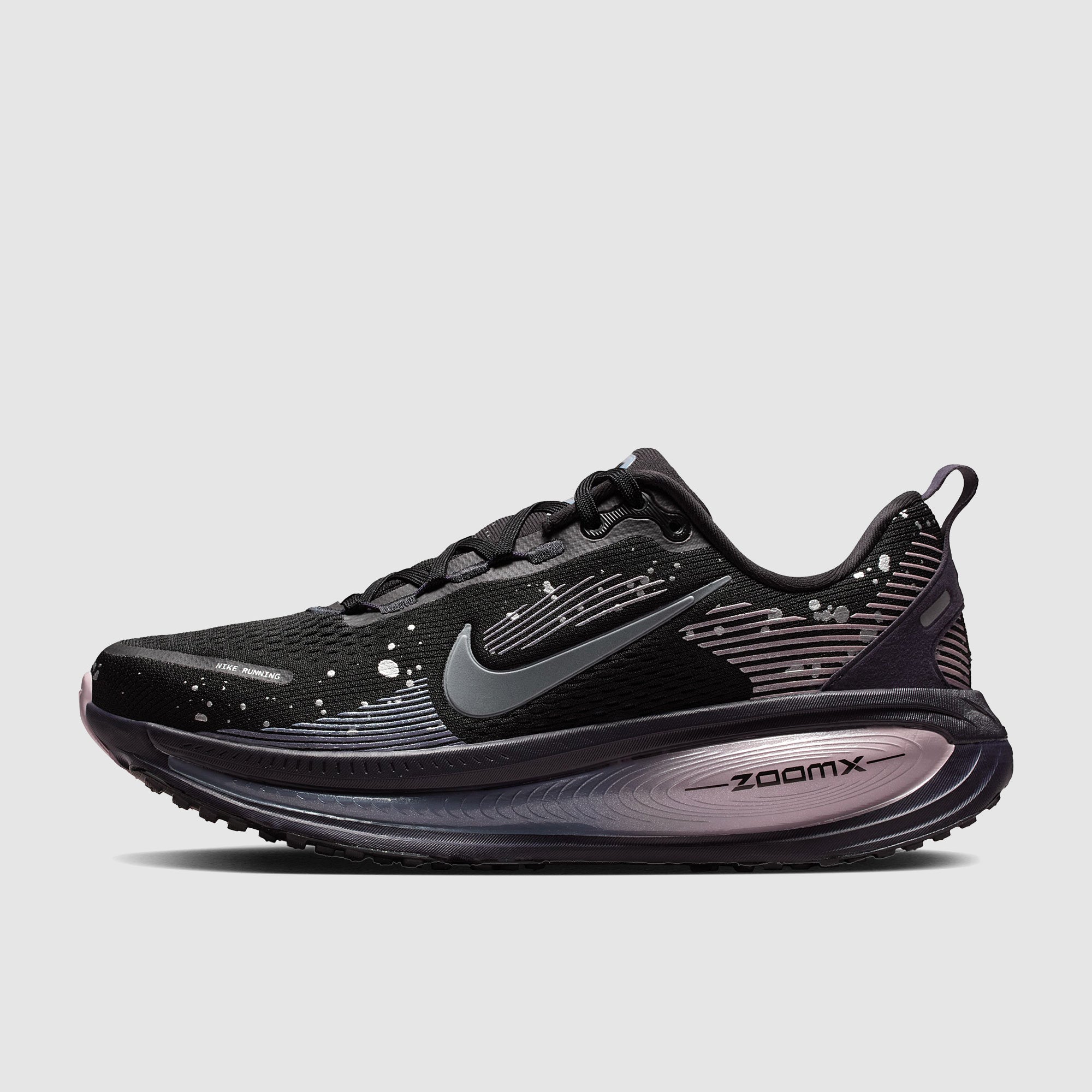 Nike Womens Vomero 18 - Black/Mtlc Dark Grey/Cave Purple - Womens