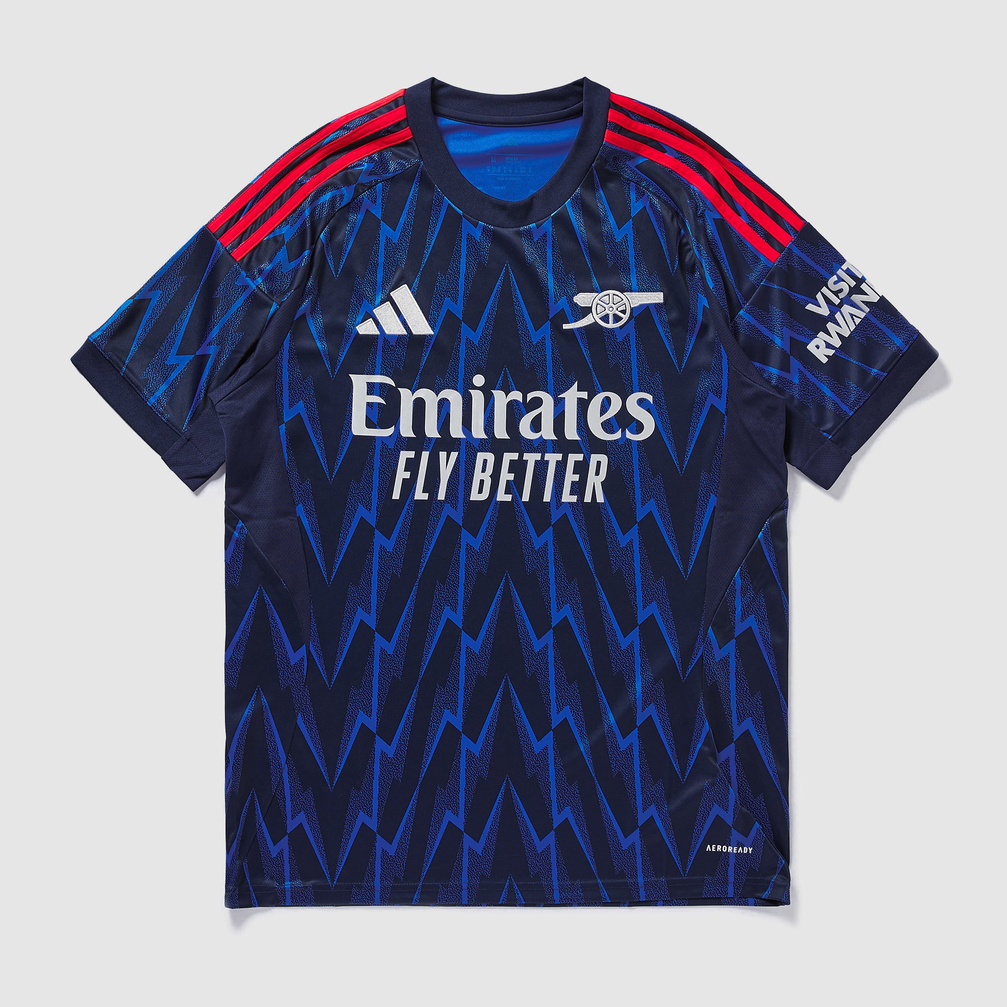 adidas Arsenal 25/26 Away Shirt with Saka 7 - Night Indigo/Grey