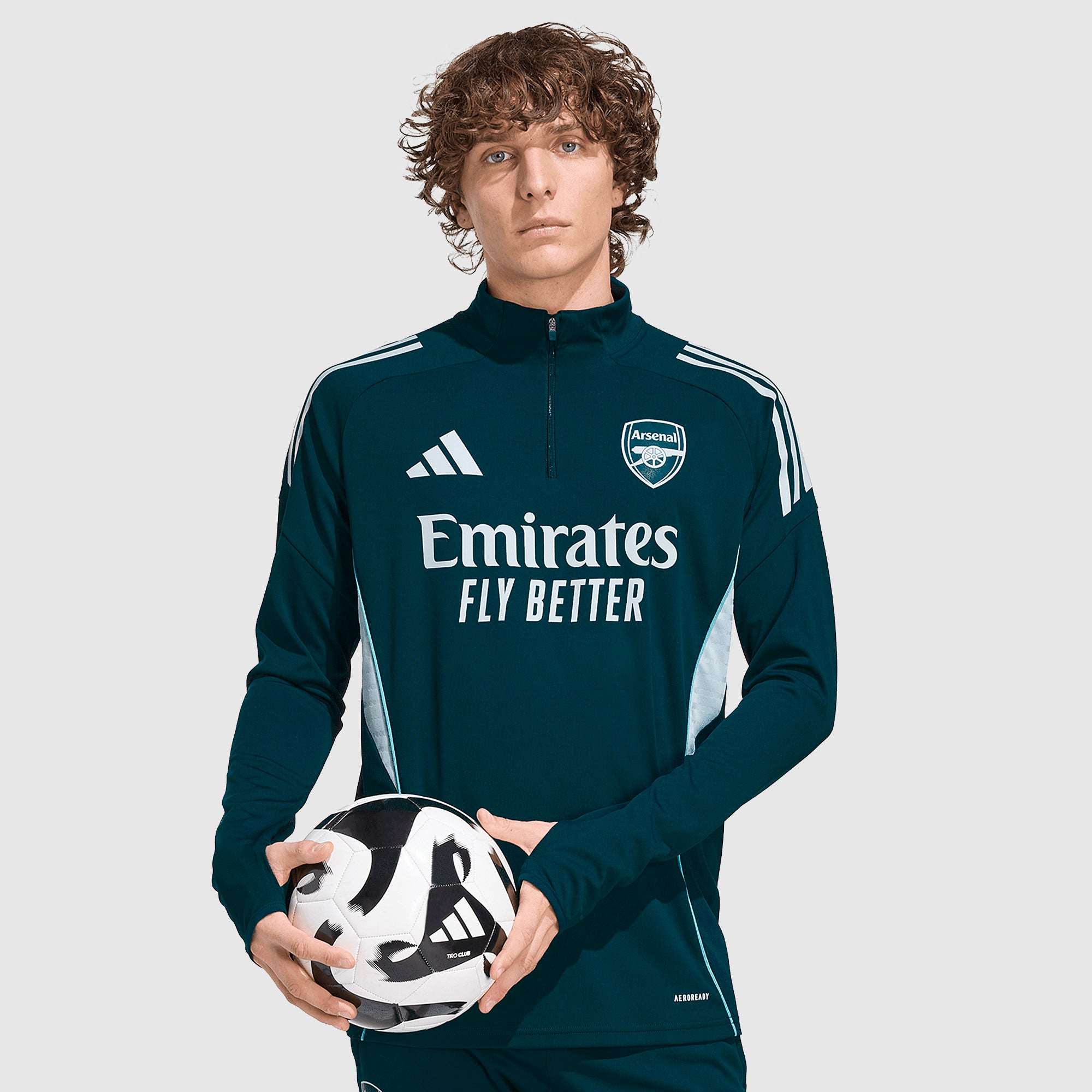 adidas Arsenal FC 23/24 EU Training Top - Rich Green - Mens Replica