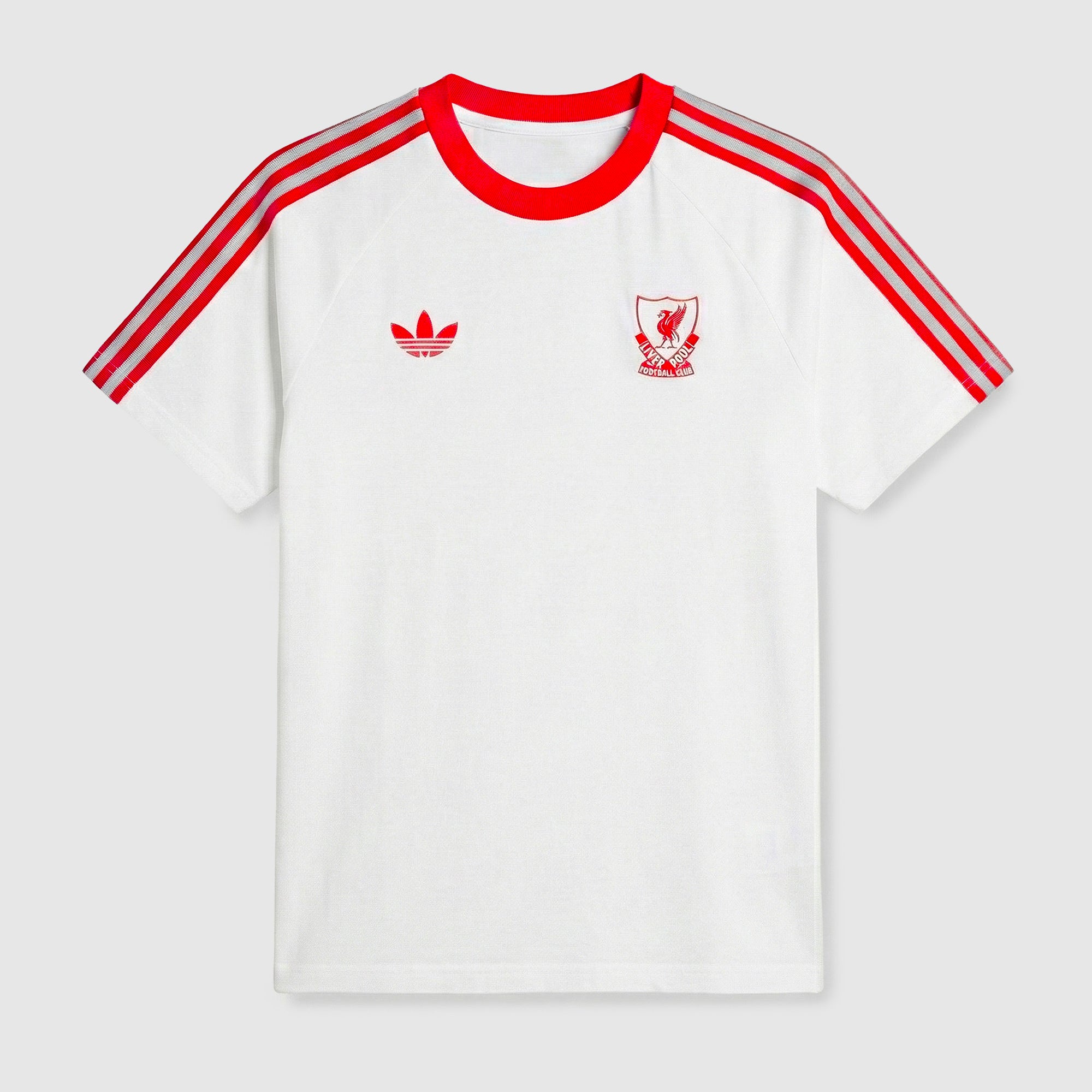 adidas Originals Liverpool 25/26 OG LS Shirt - White - Mens Replica