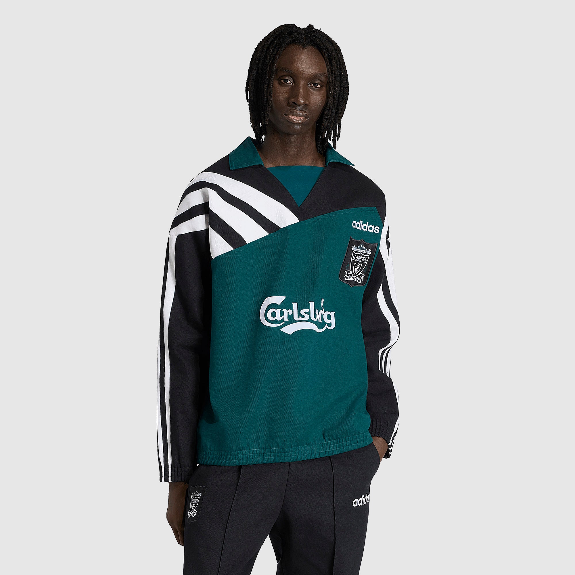 adidas Liverpool 1995 T-Shirt - Rich Green - Mens Replica