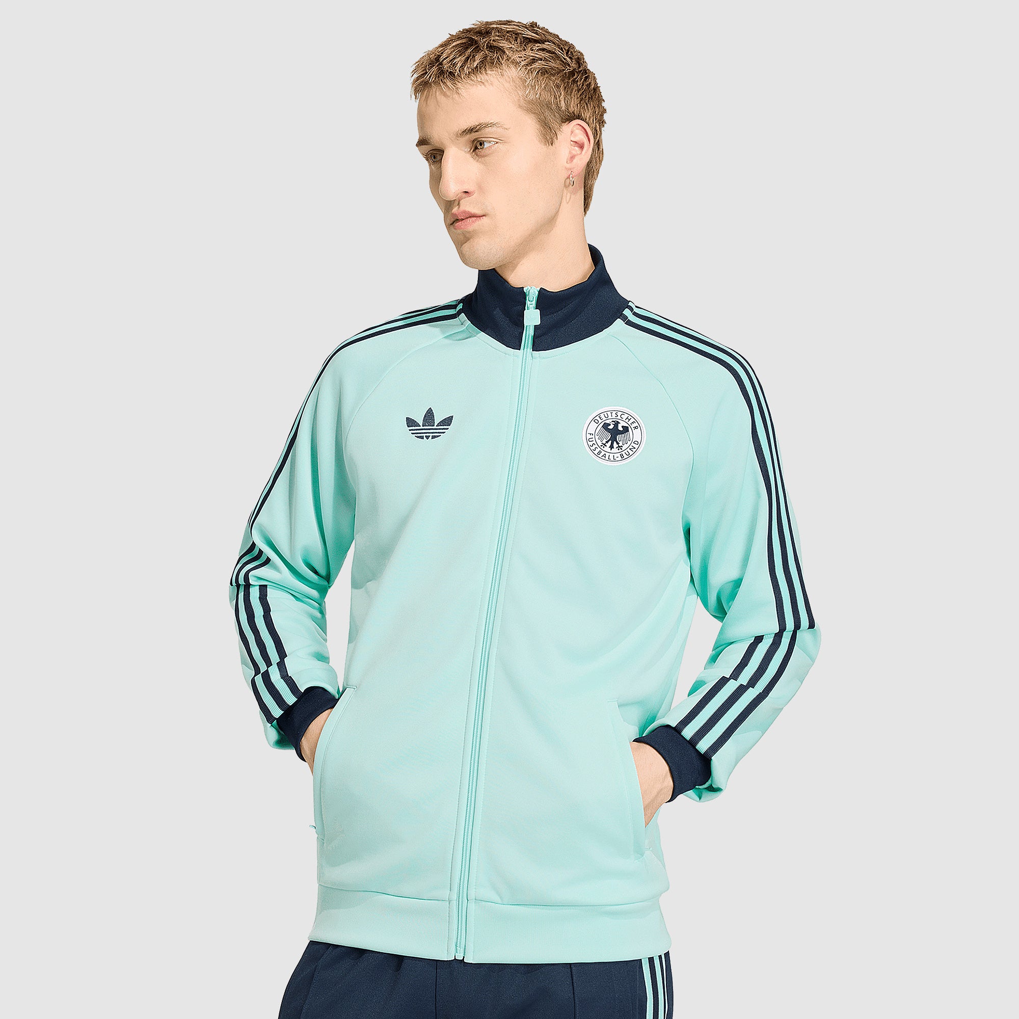 ドイツ代表  ORIGINALS トラックトップ　2026 adidas Originals Germany 2026 OG Track Top - Semi Flash Aqua