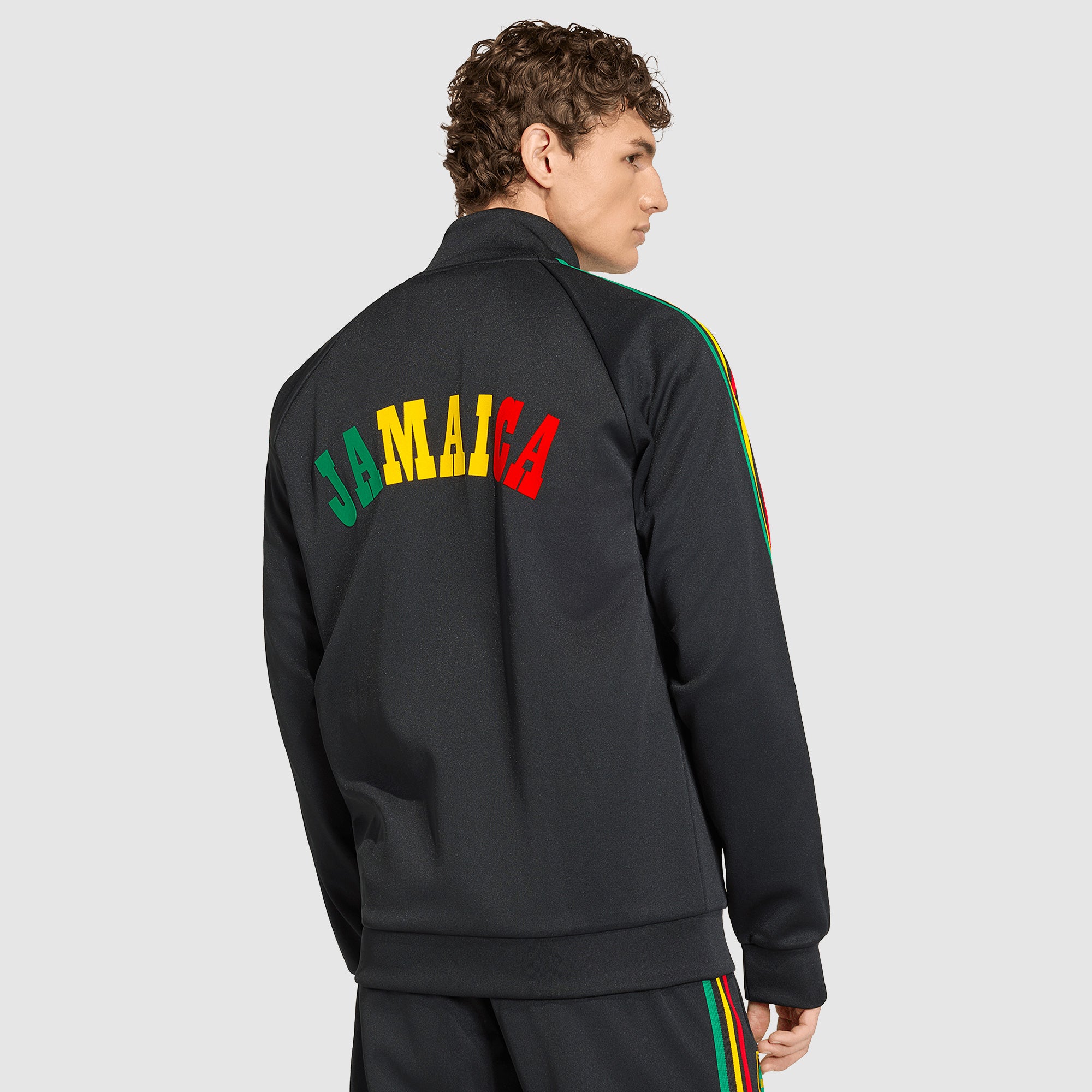 adidas Originals Jamaica 2026 OG Track Top - Black - Mens Replica