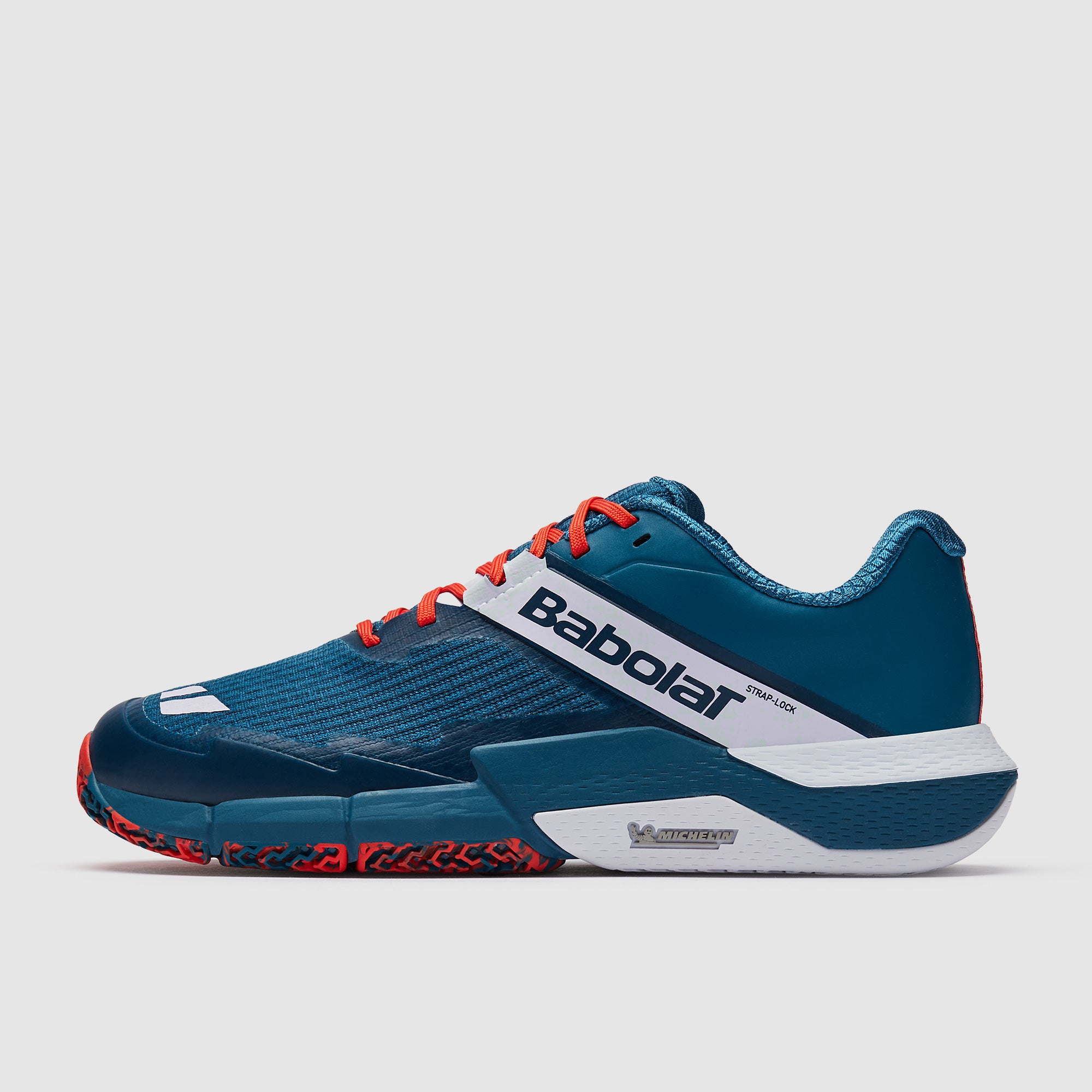 Babolat Movea 2 Padel Shoes - Seaport/Cherry Tomato - Mens Padel Shoes