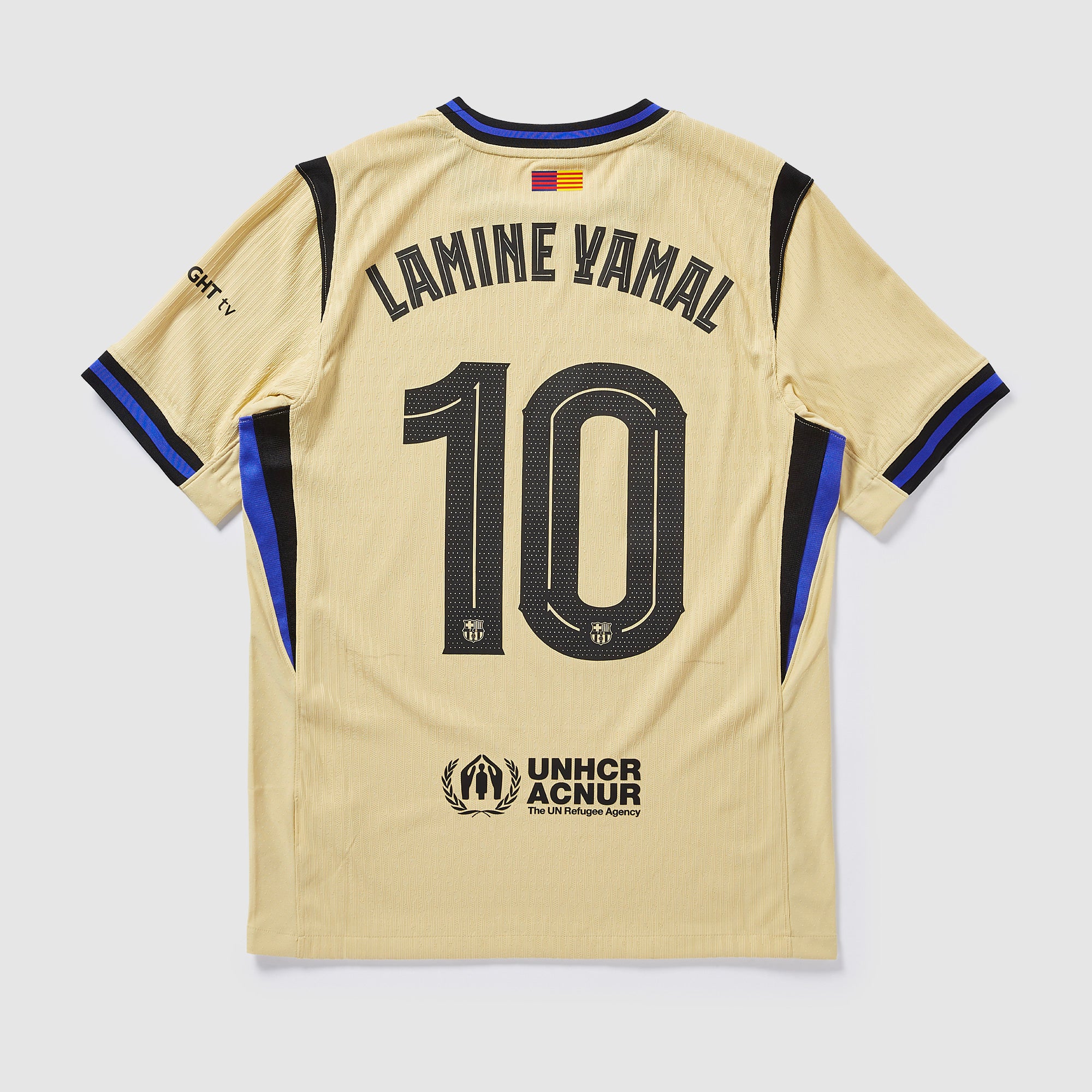 Nike FC Barcelona 25/26 Match Away Shirt with Lamine Yamal 10