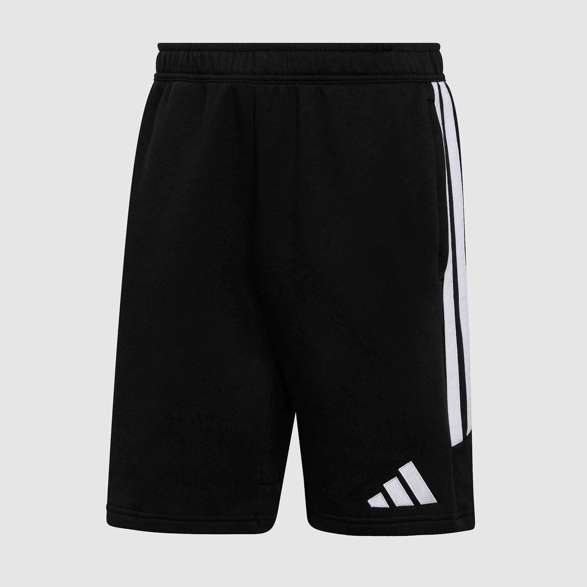 adidas Tiro 26 League Zip-Pocket Cotton Sweat Shorts - Black/White