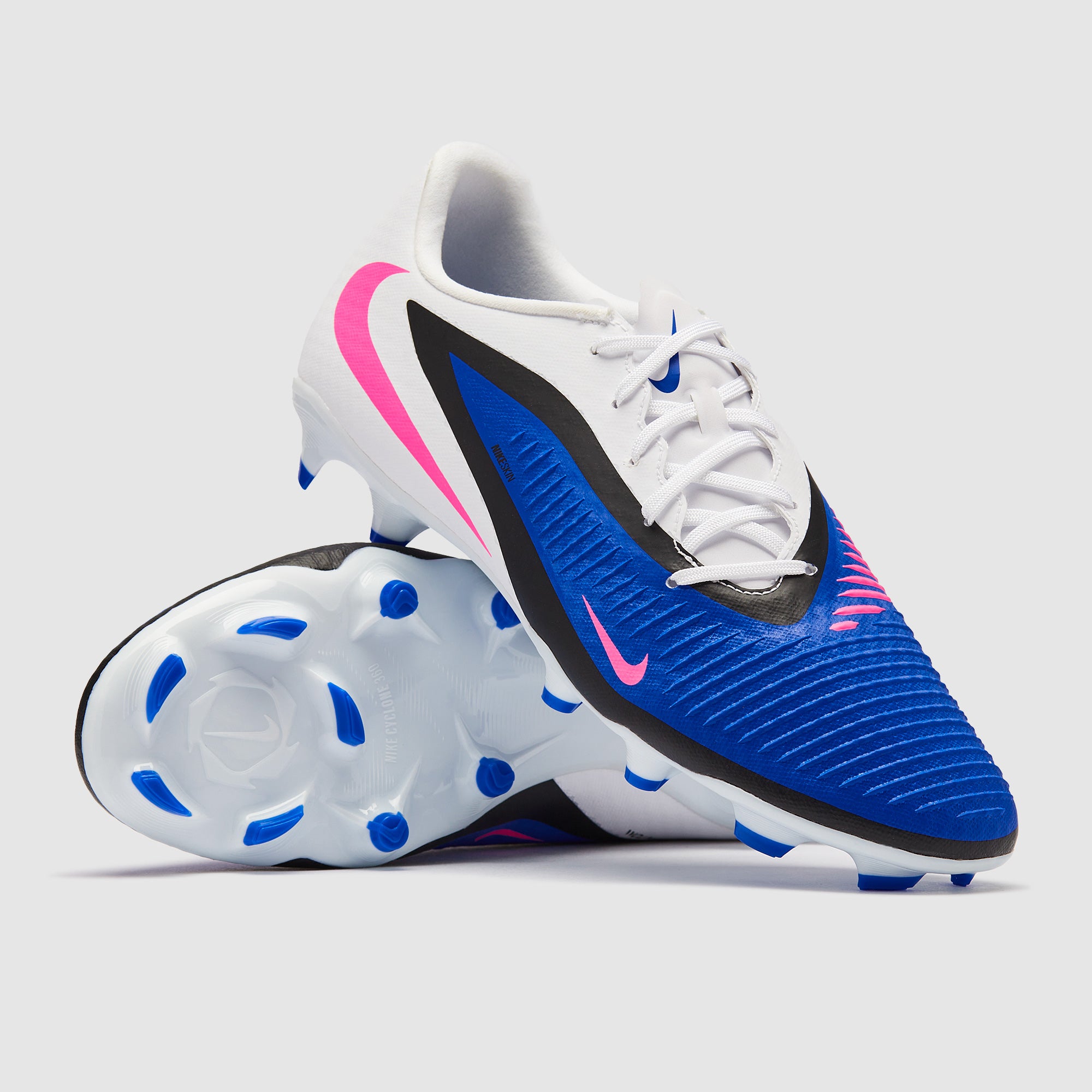 Nike Phantom 6 Pro Low Firm Ground - Royal Tint/Bright Crimson