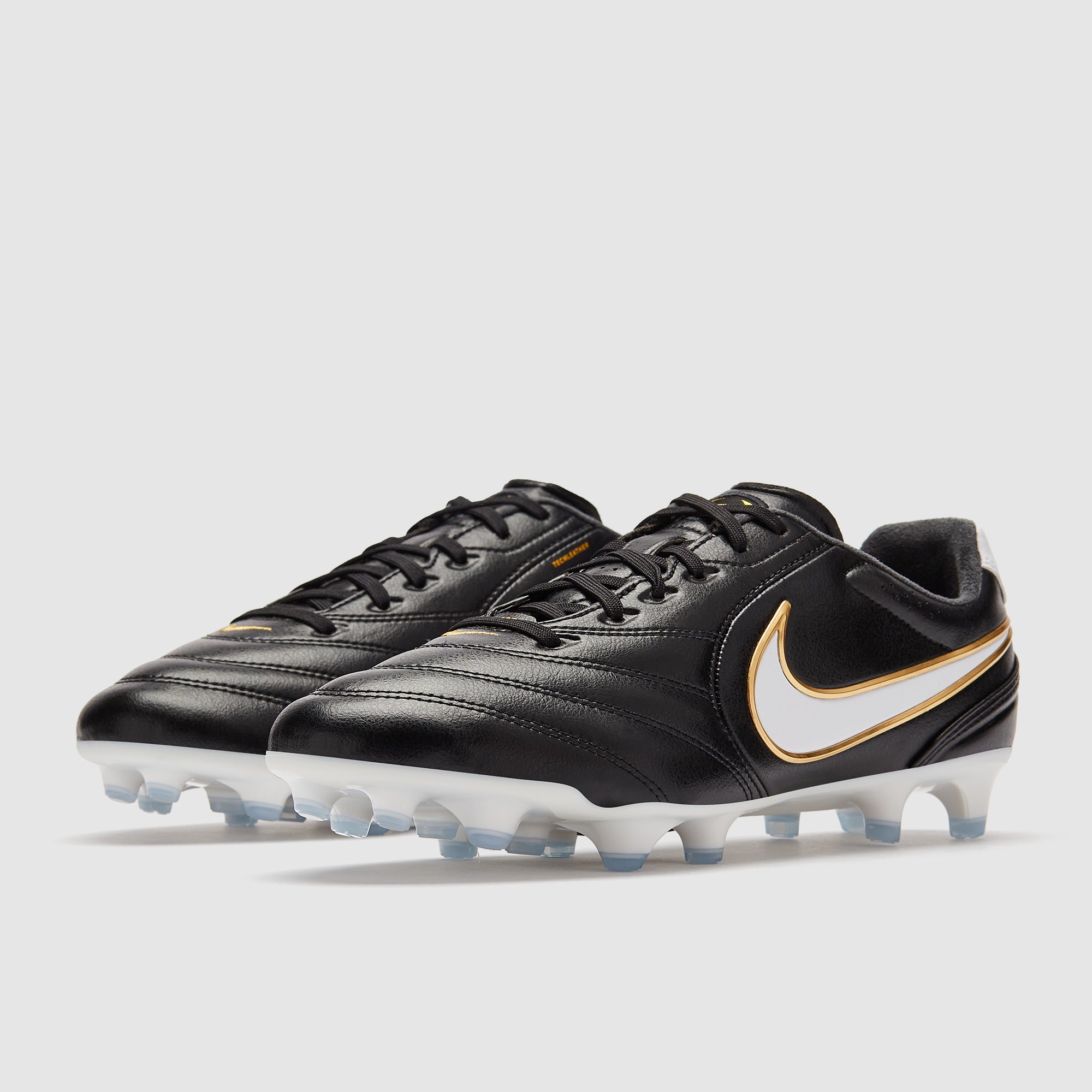 Nike Tiempo Ligera Pro Firm Ground - Black/White - Adult Boots
